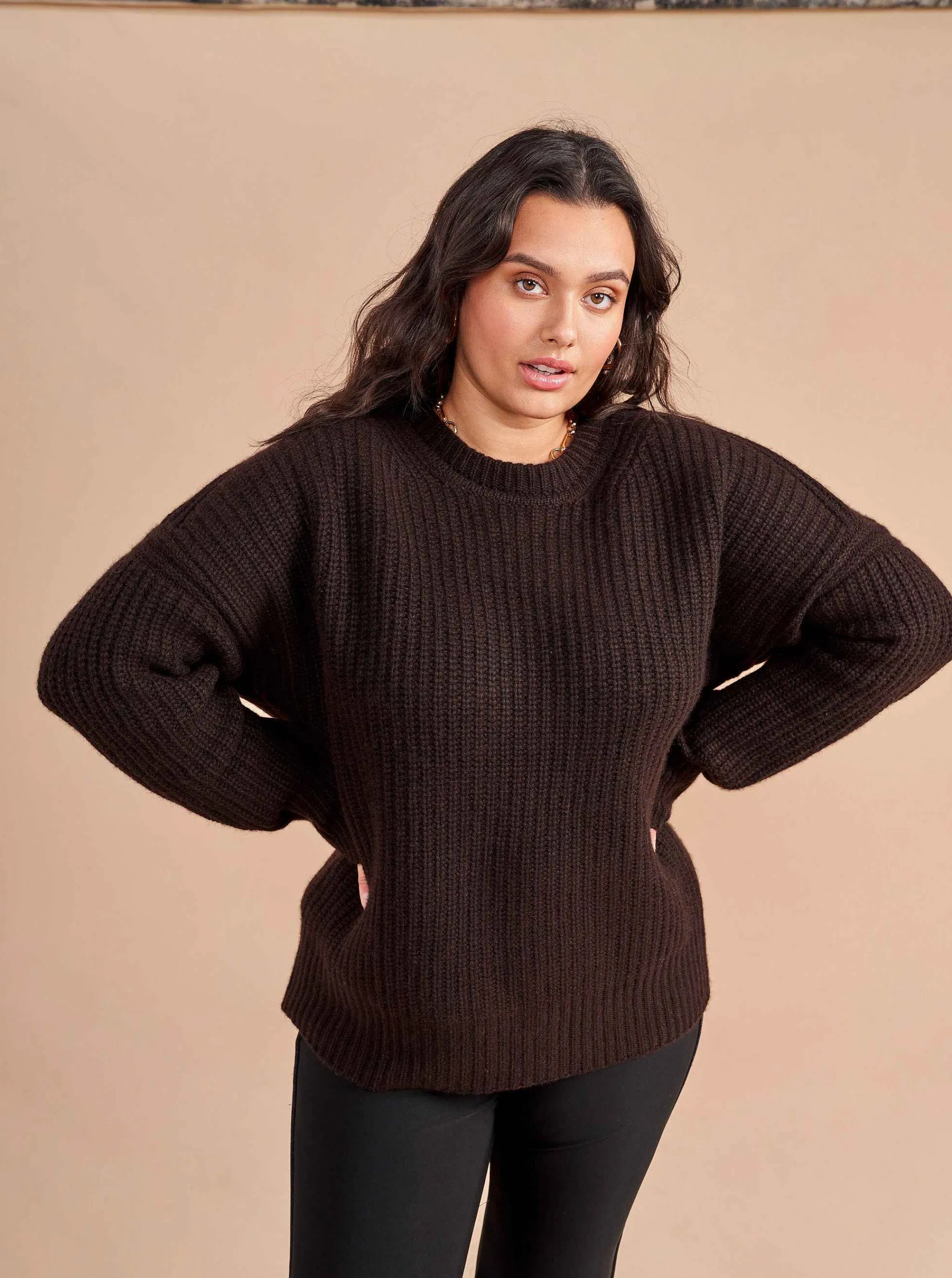 La Ligne Sweaters*Toujours Sweater Chocolate