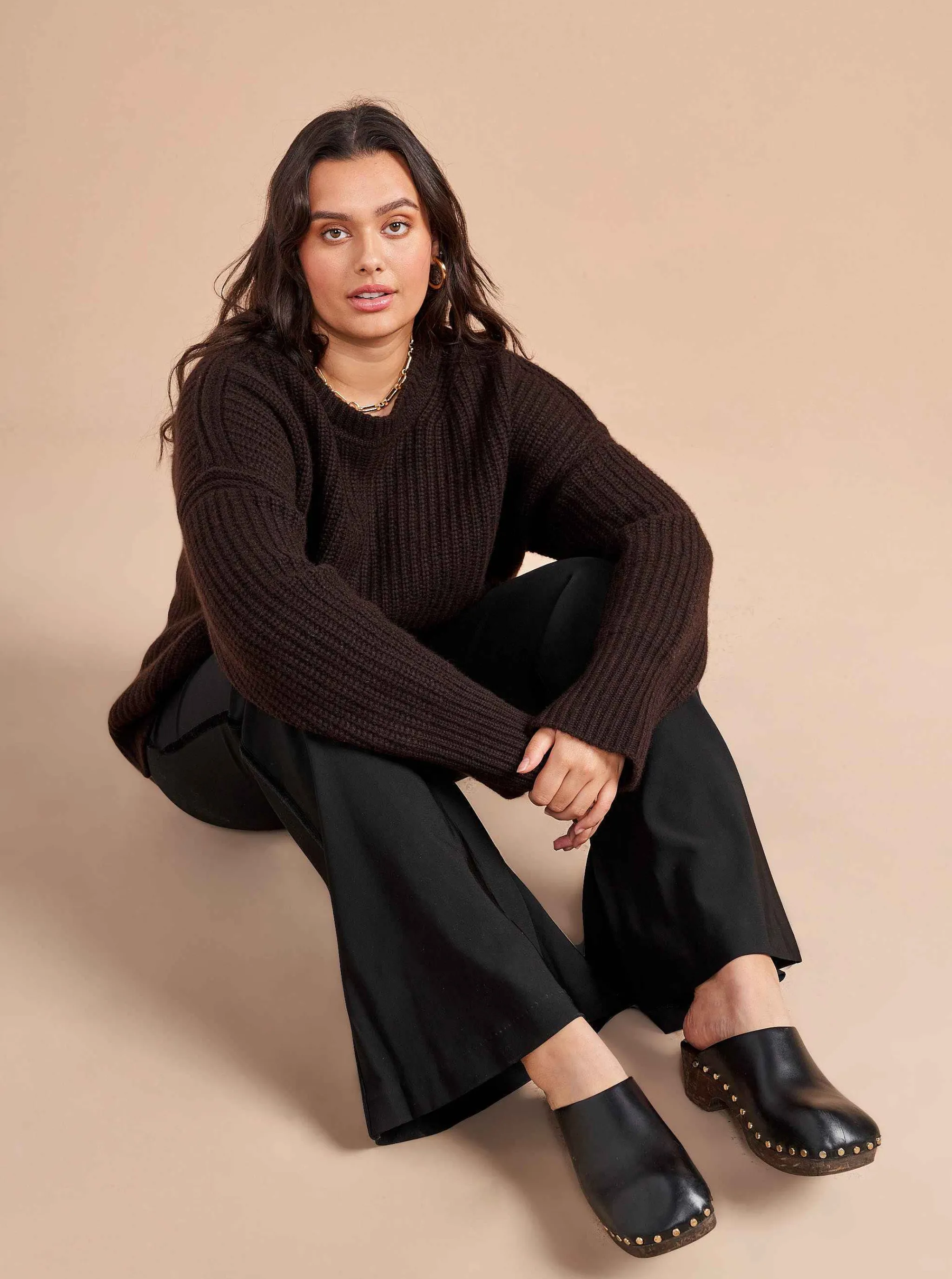 La Ligne Sweaters*Toujours Sweater Chocolate