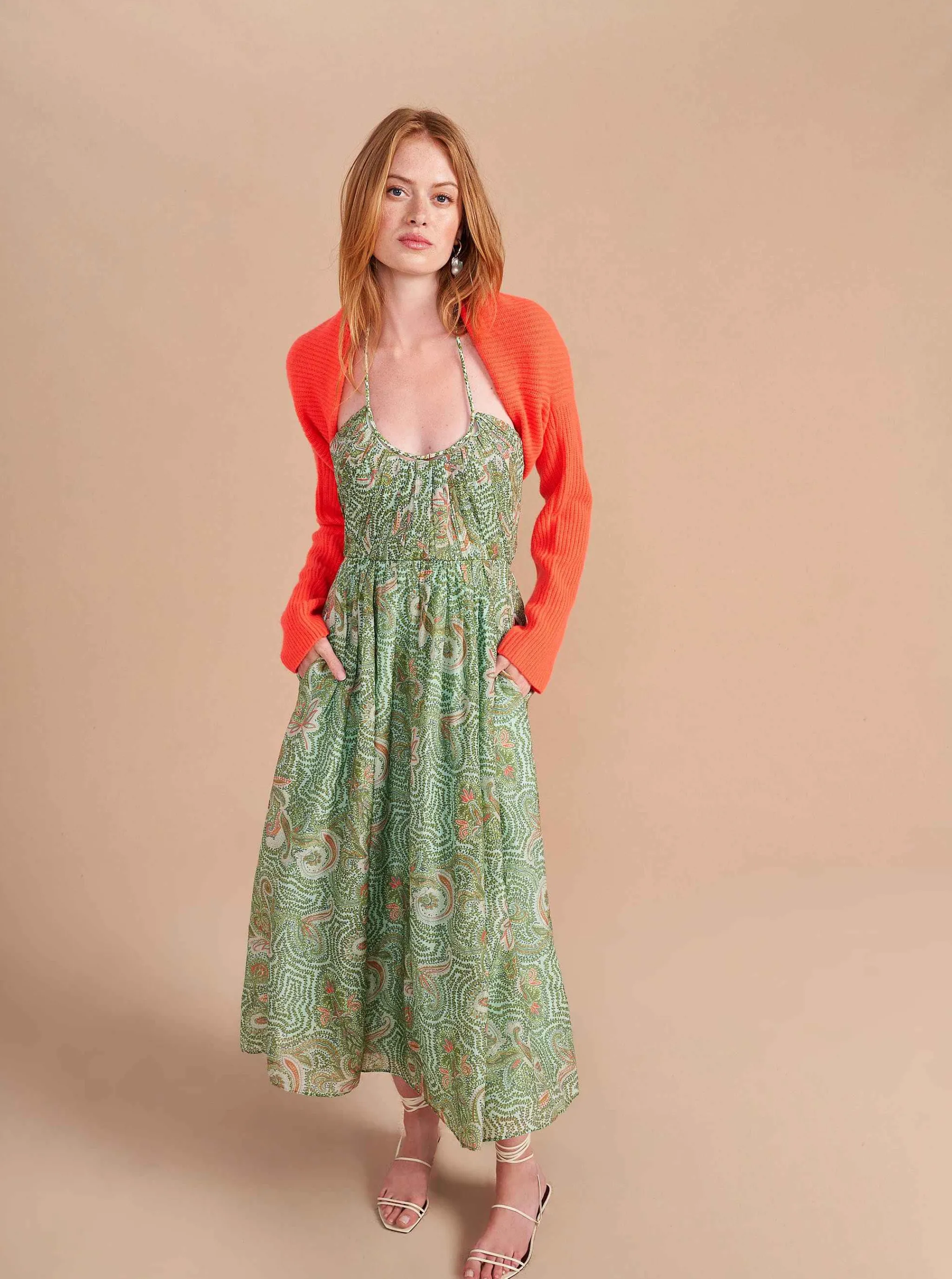 La Ligne Midi Dresses*Rosemary Dress Green/Mint
