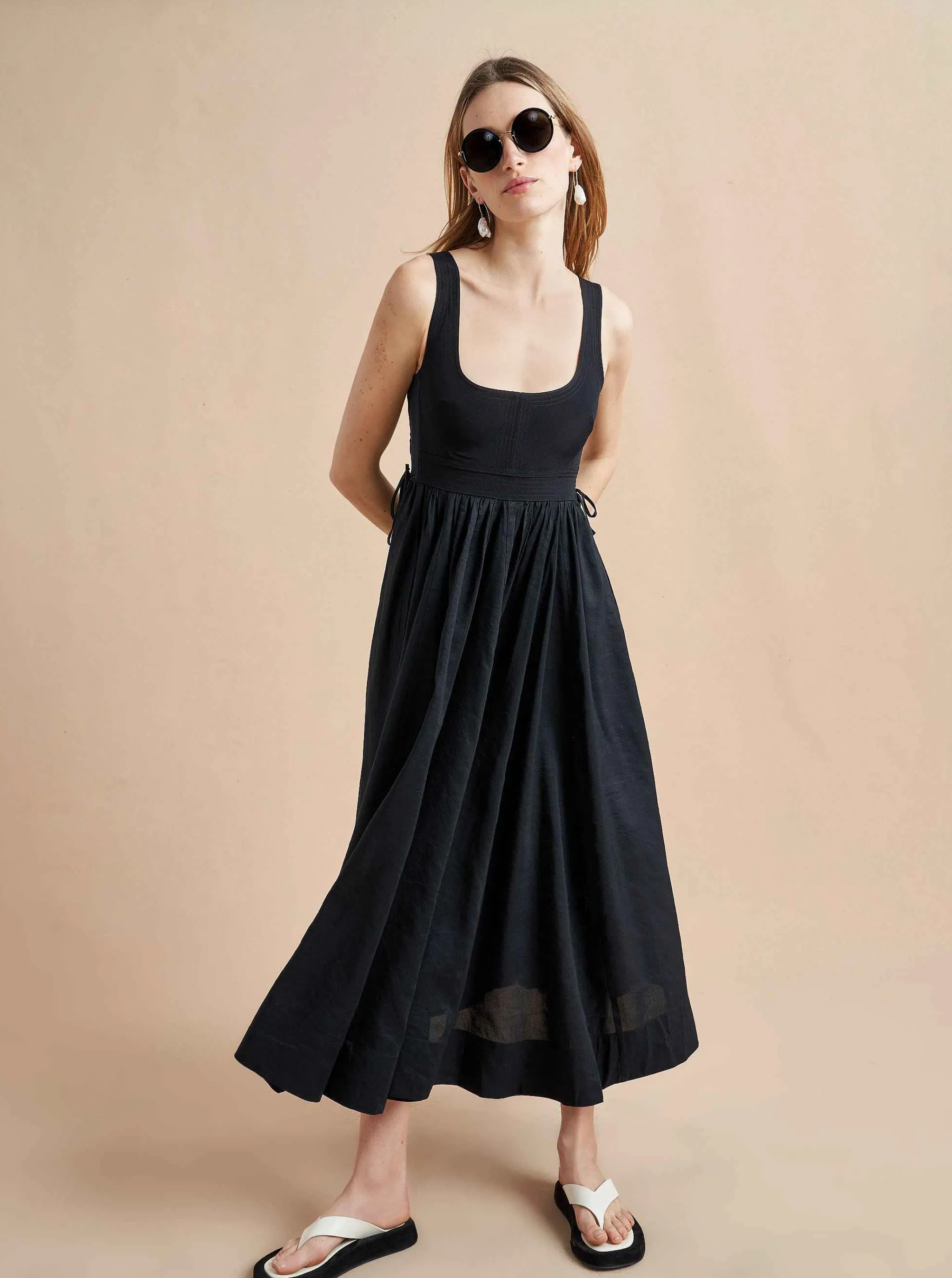 La Ligne Midi Dresses*Villanelle Dress Black