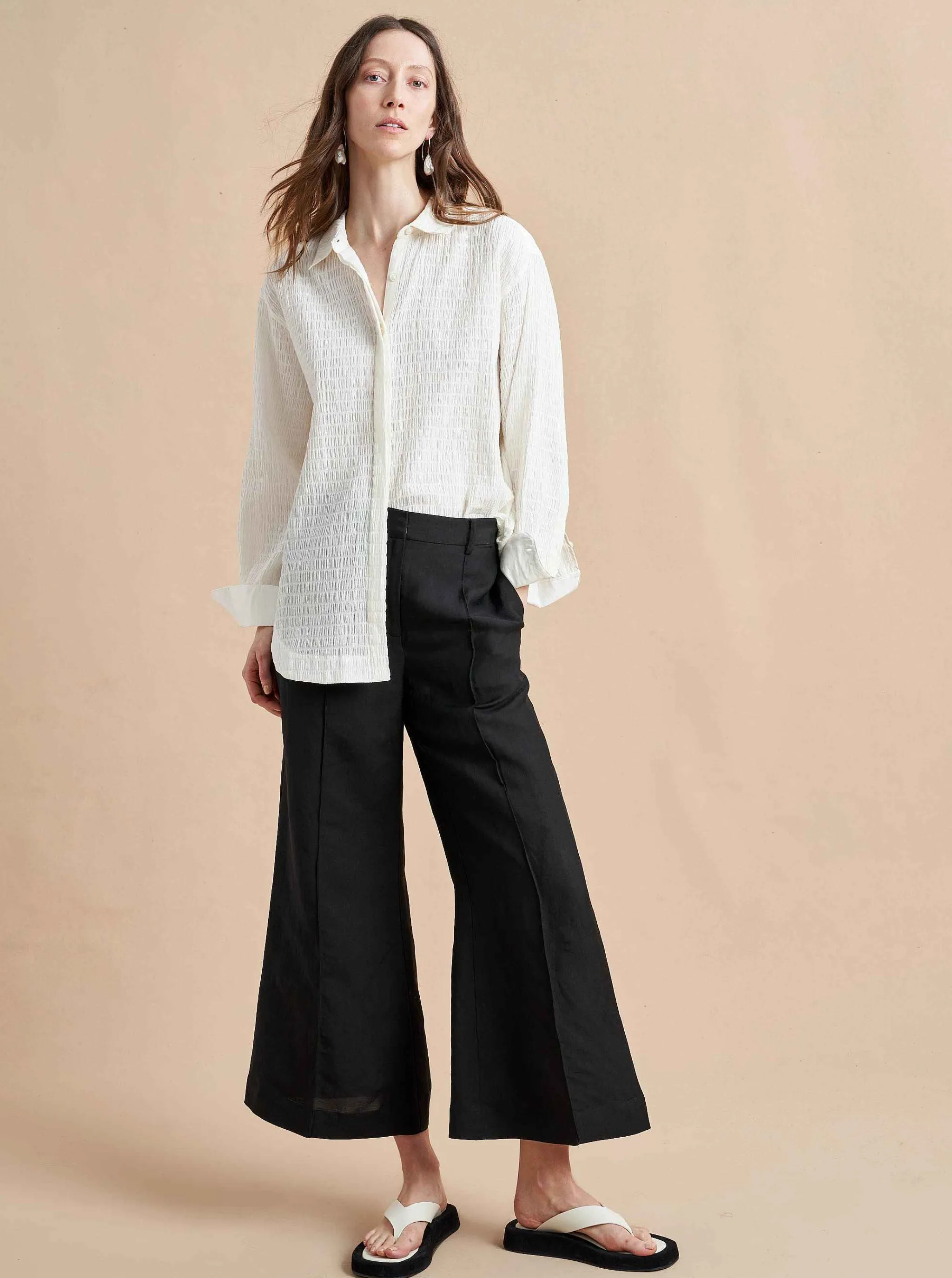 La Ligne Pants*Crop Flare Lizzie Pant