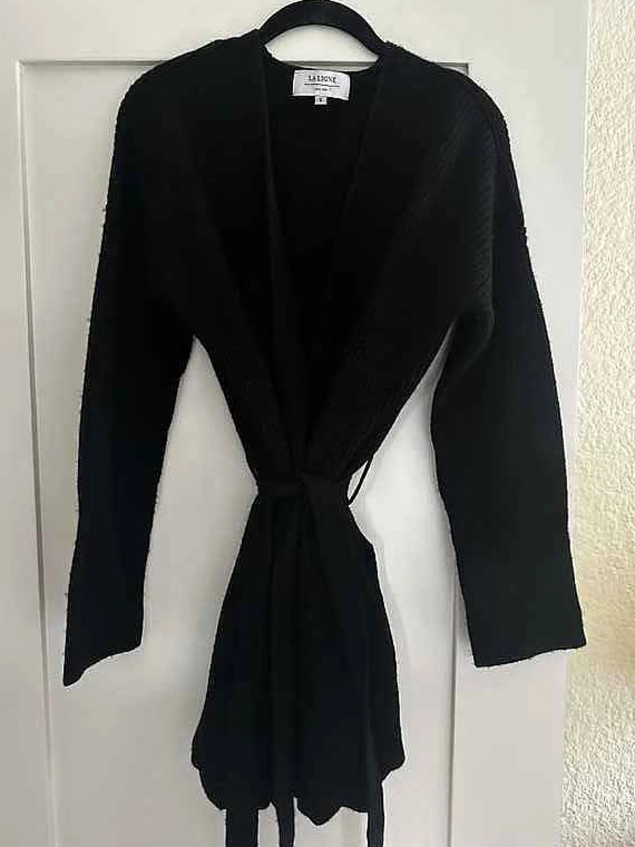 La Ligne Cardigans*Toujours Wrap Cardigan Black
