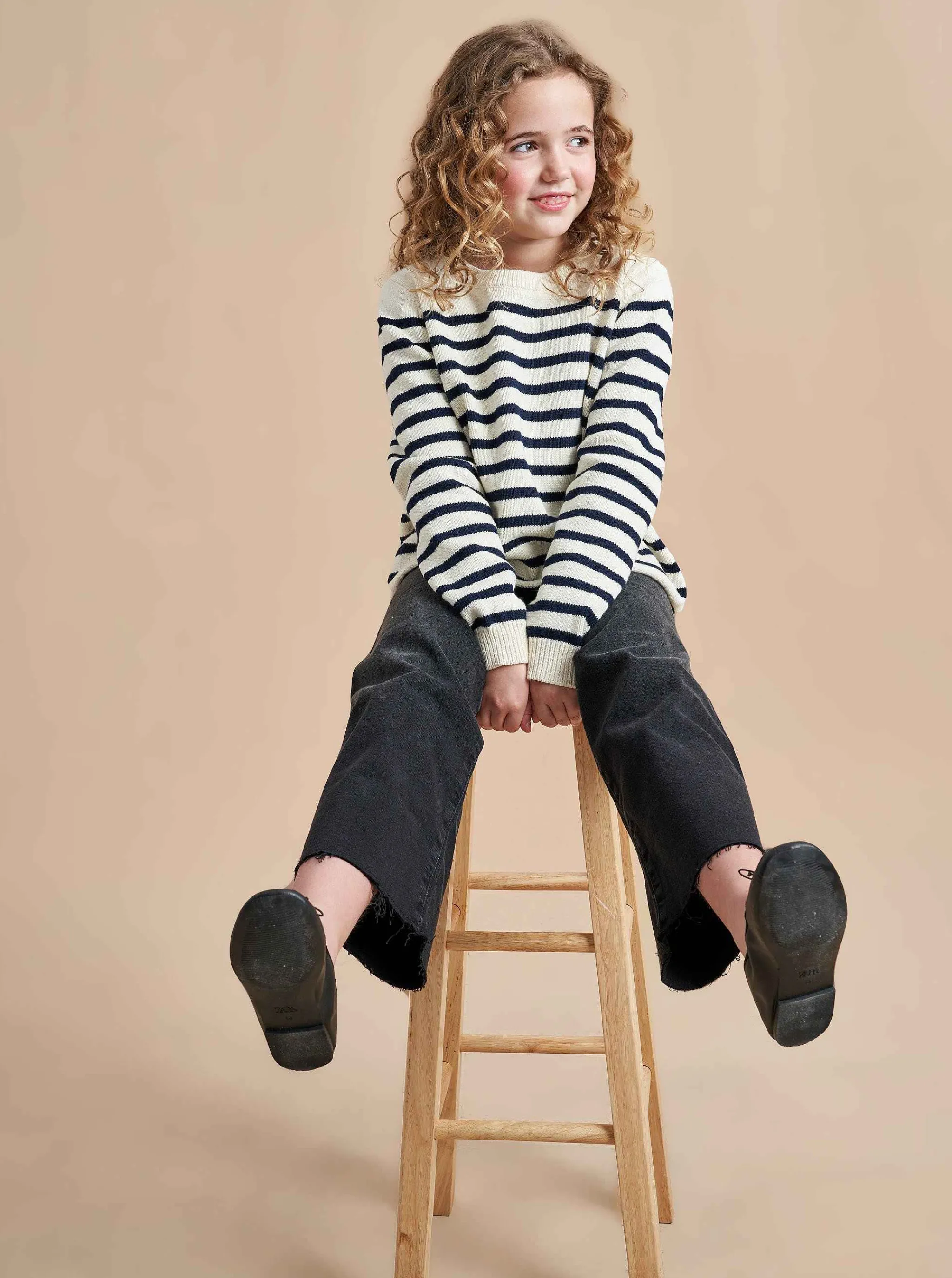 La Ligne Kids*Marini Sweater Cream/Navy