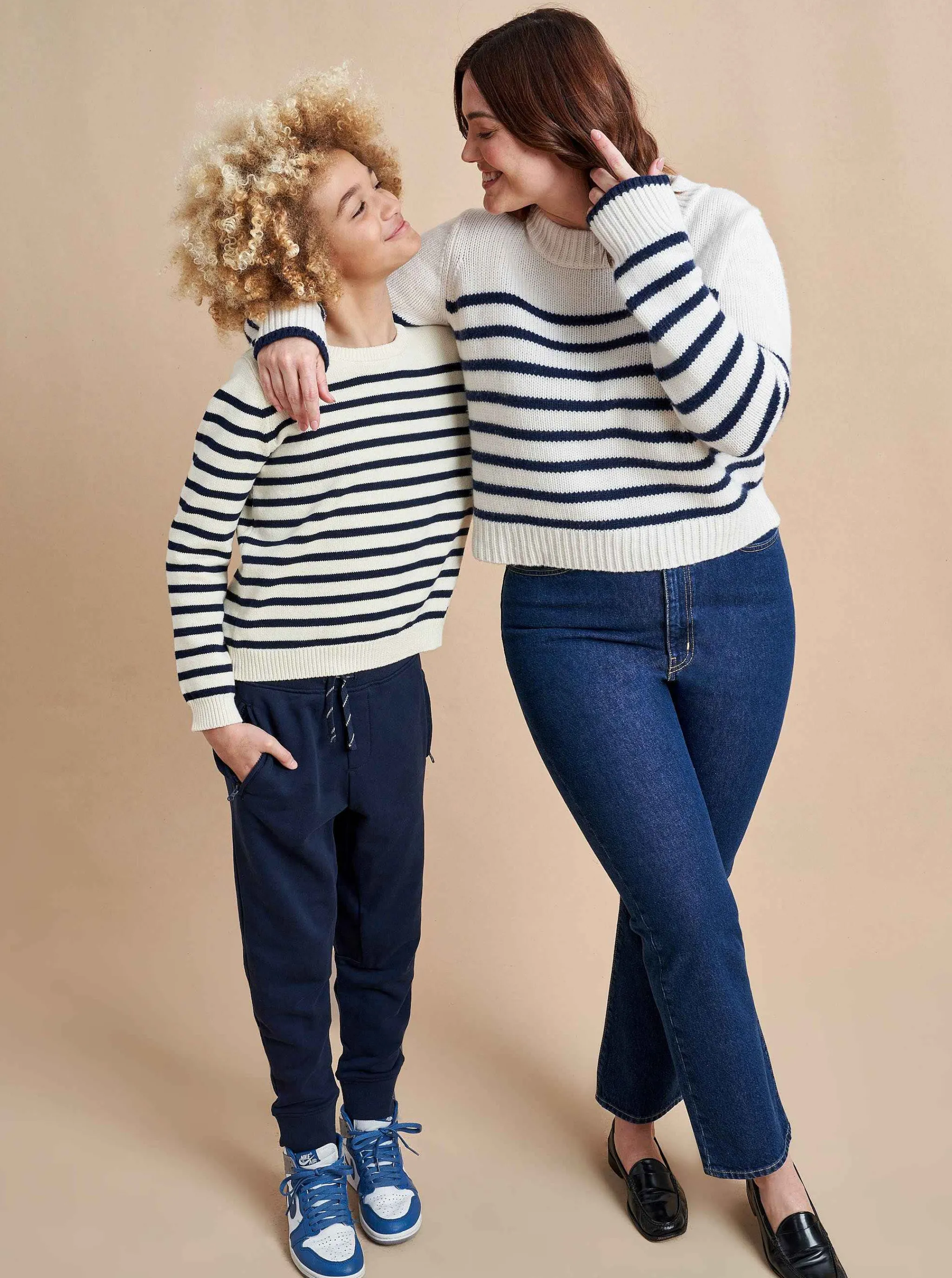 La Ligne Kids*Marini Sweater Cream/Navy
