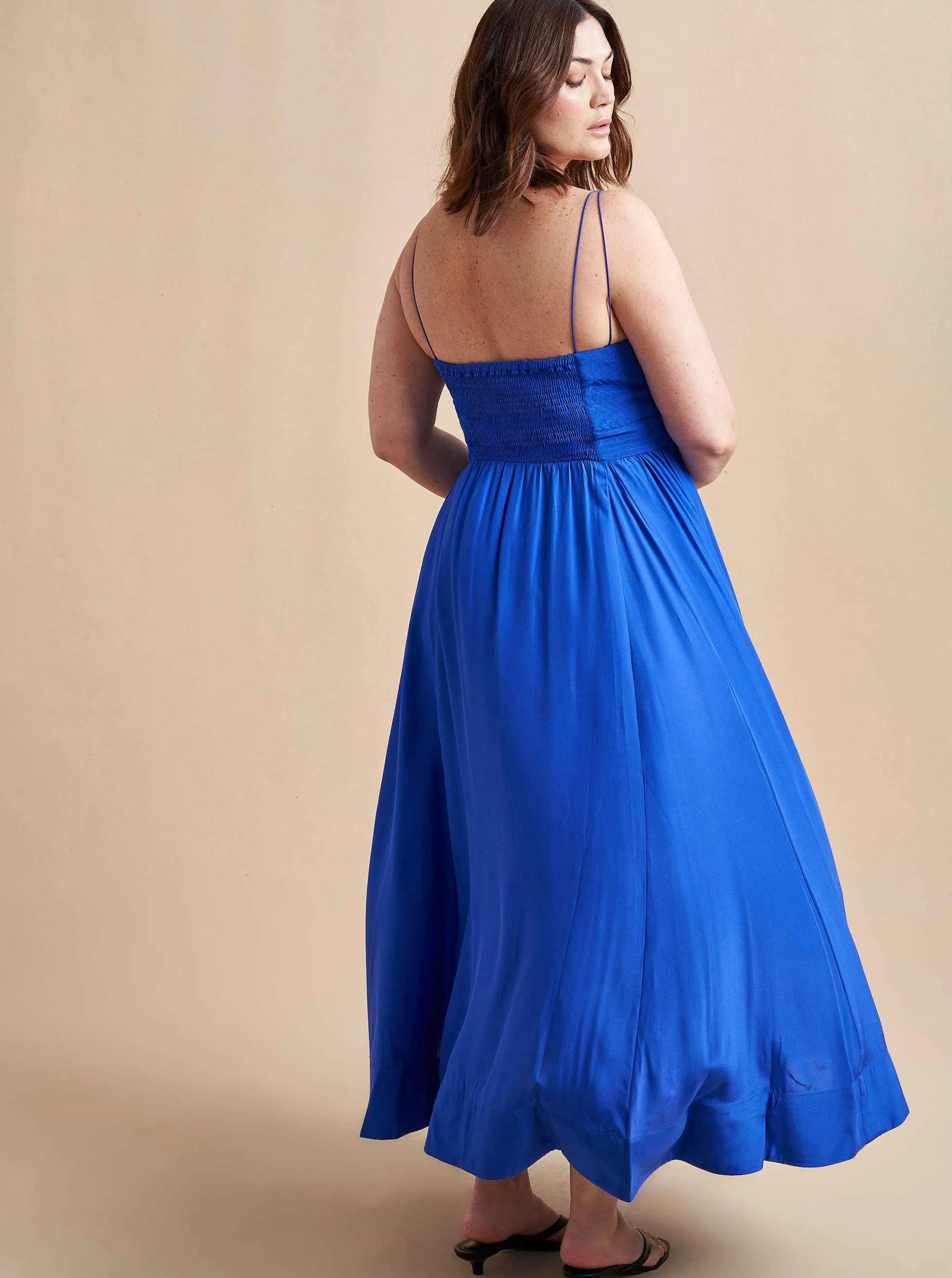 La Ligne Midi Dresses*Tracy Dress Electric Blue