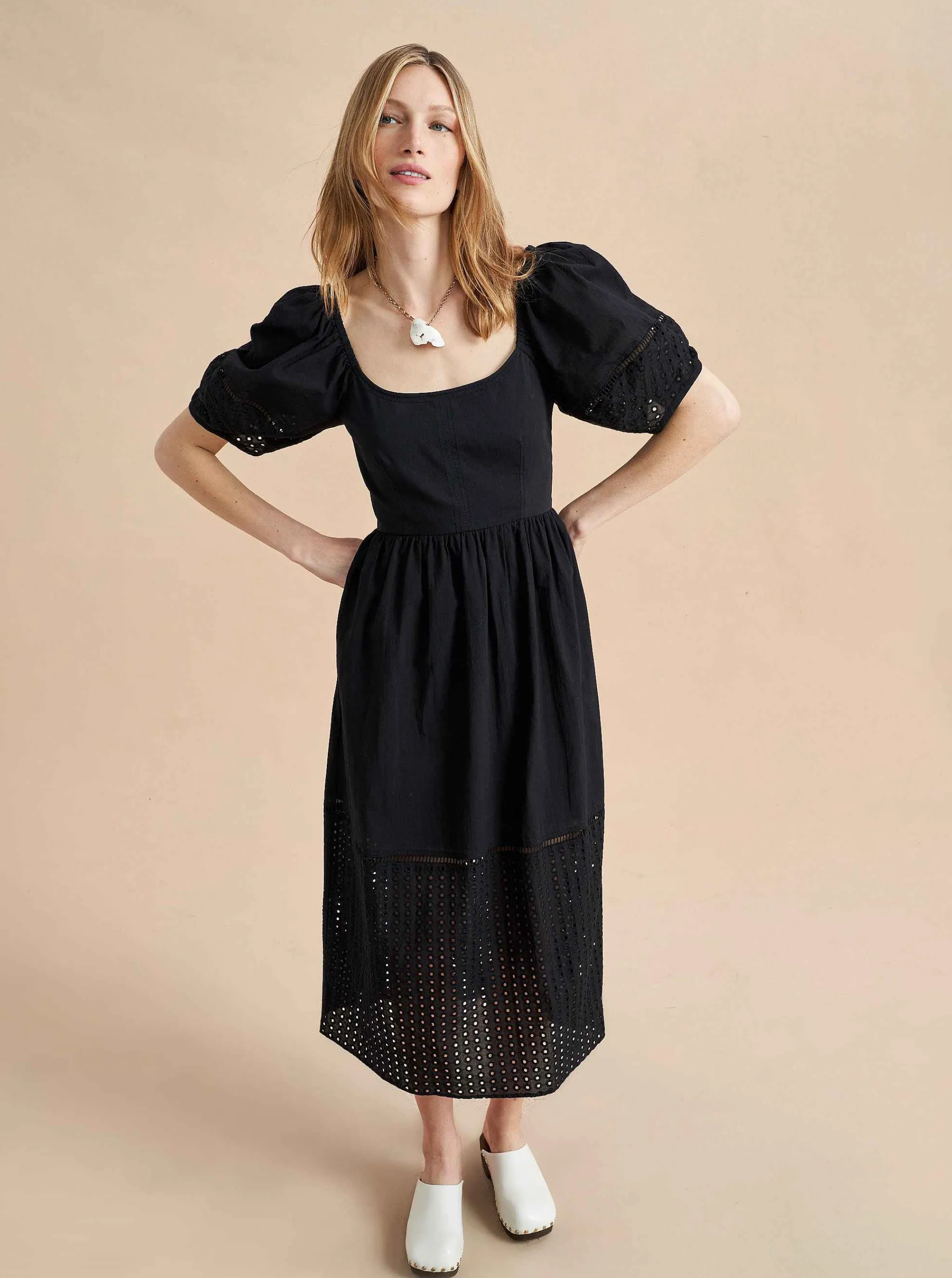 La Ligne Midi Dresses*Lulu Dress Black
