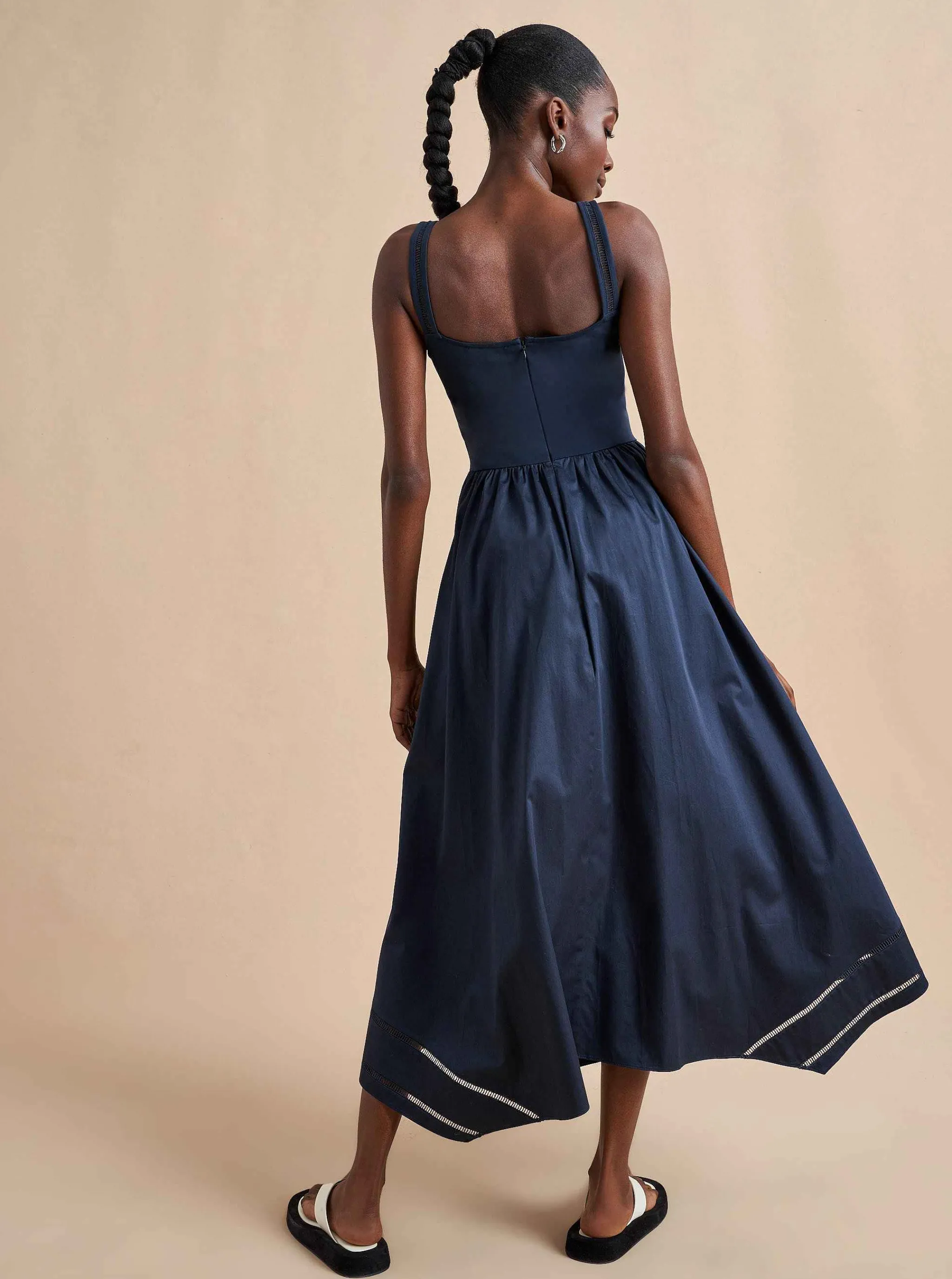 La Ligne Midi Dresses*Soraya Dress Midnight