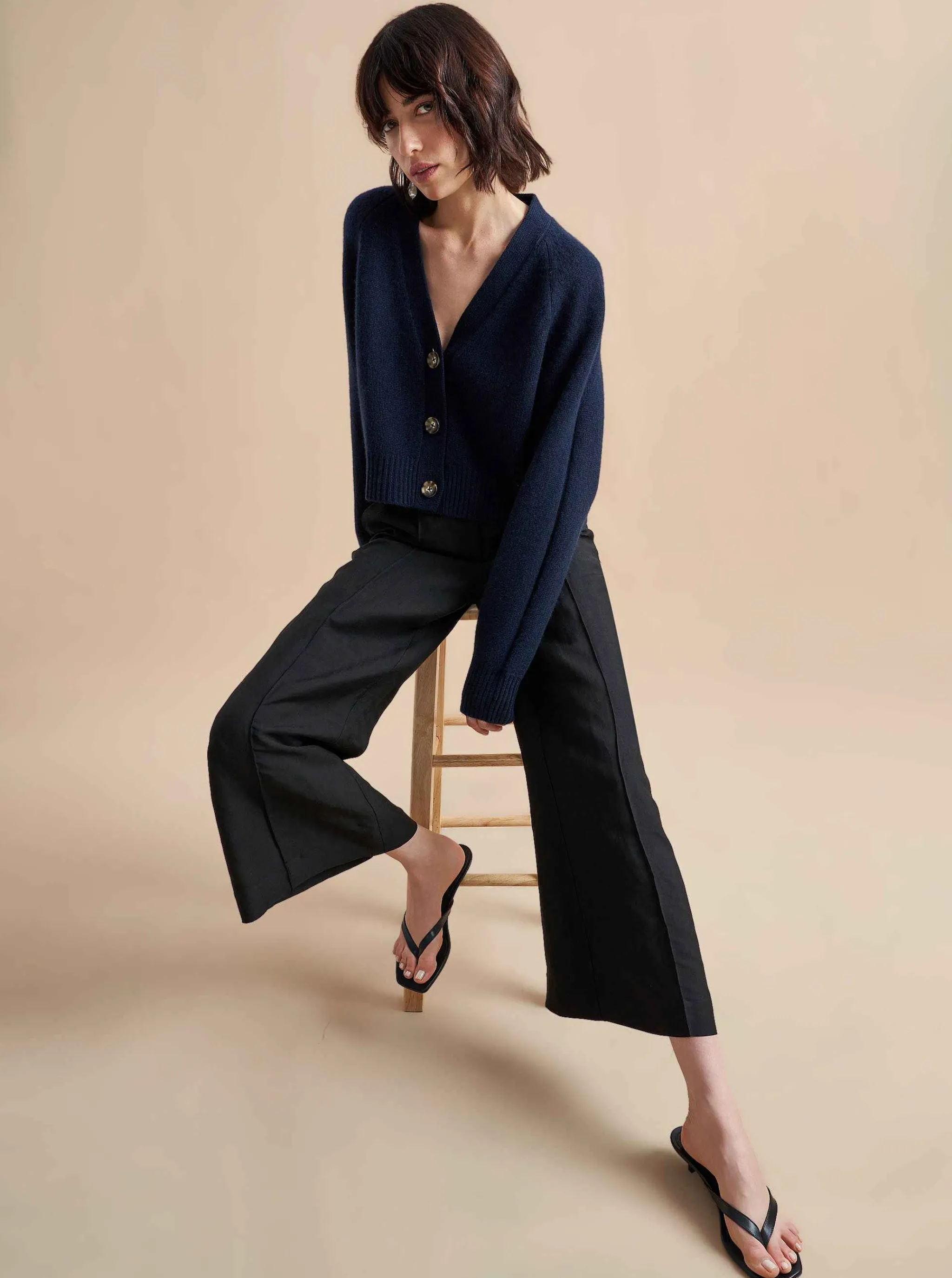 La Ligne Cardigans*Gaston Cardigan Navy