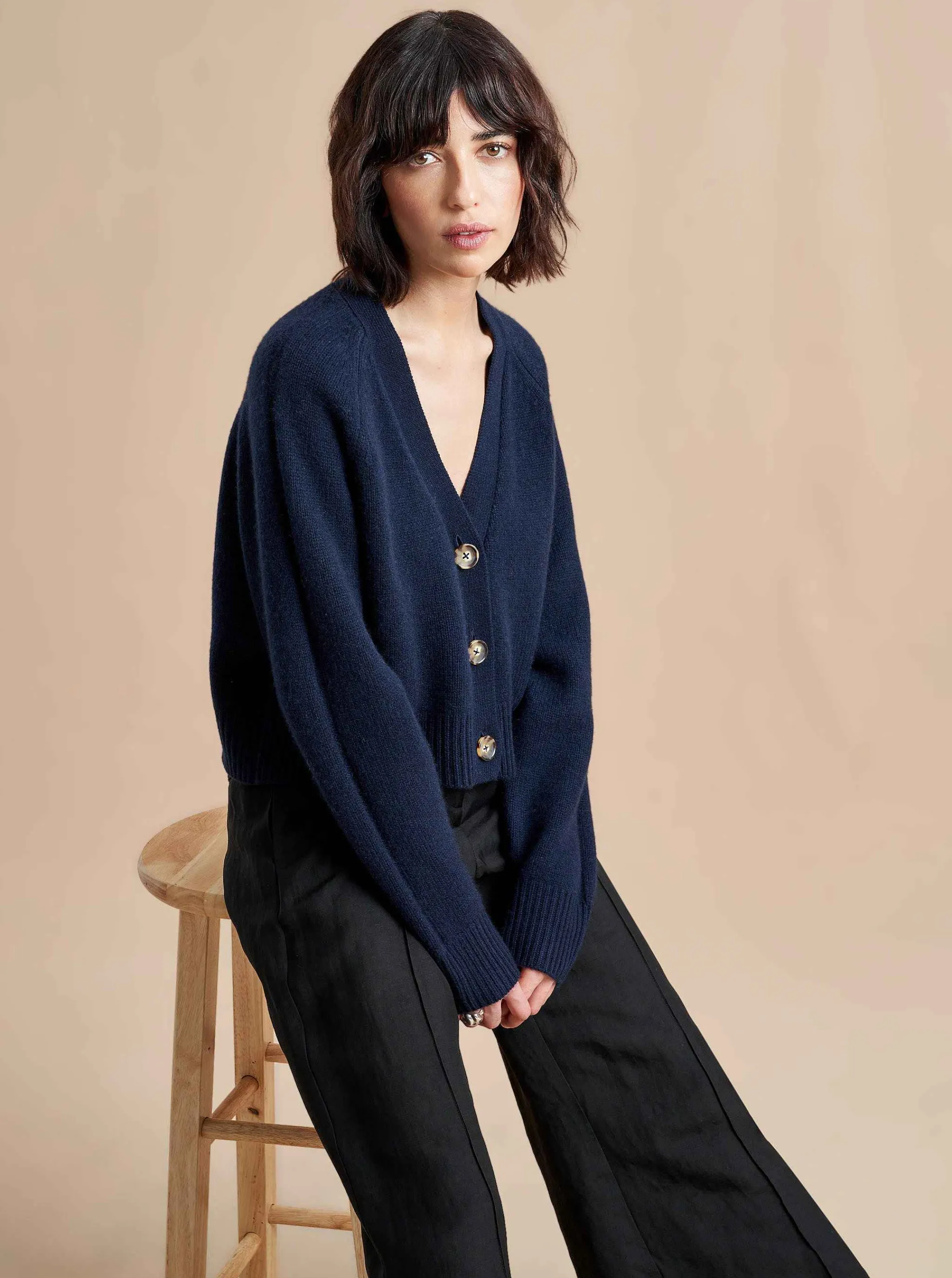 La Ligne Cardigans*Gaston Cardigan Navy