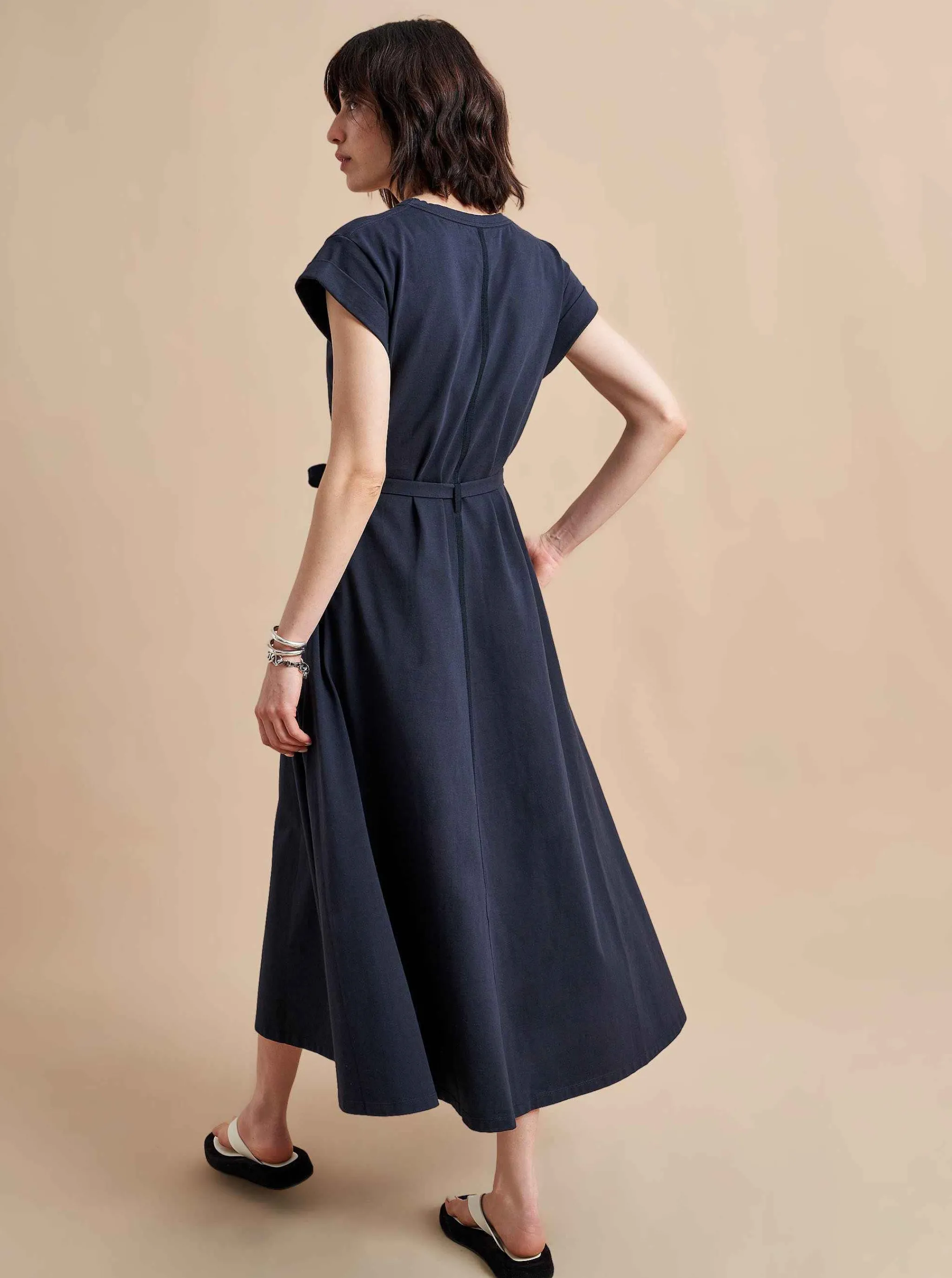 La Ligne Midi Dresses*Andie Dress Navy