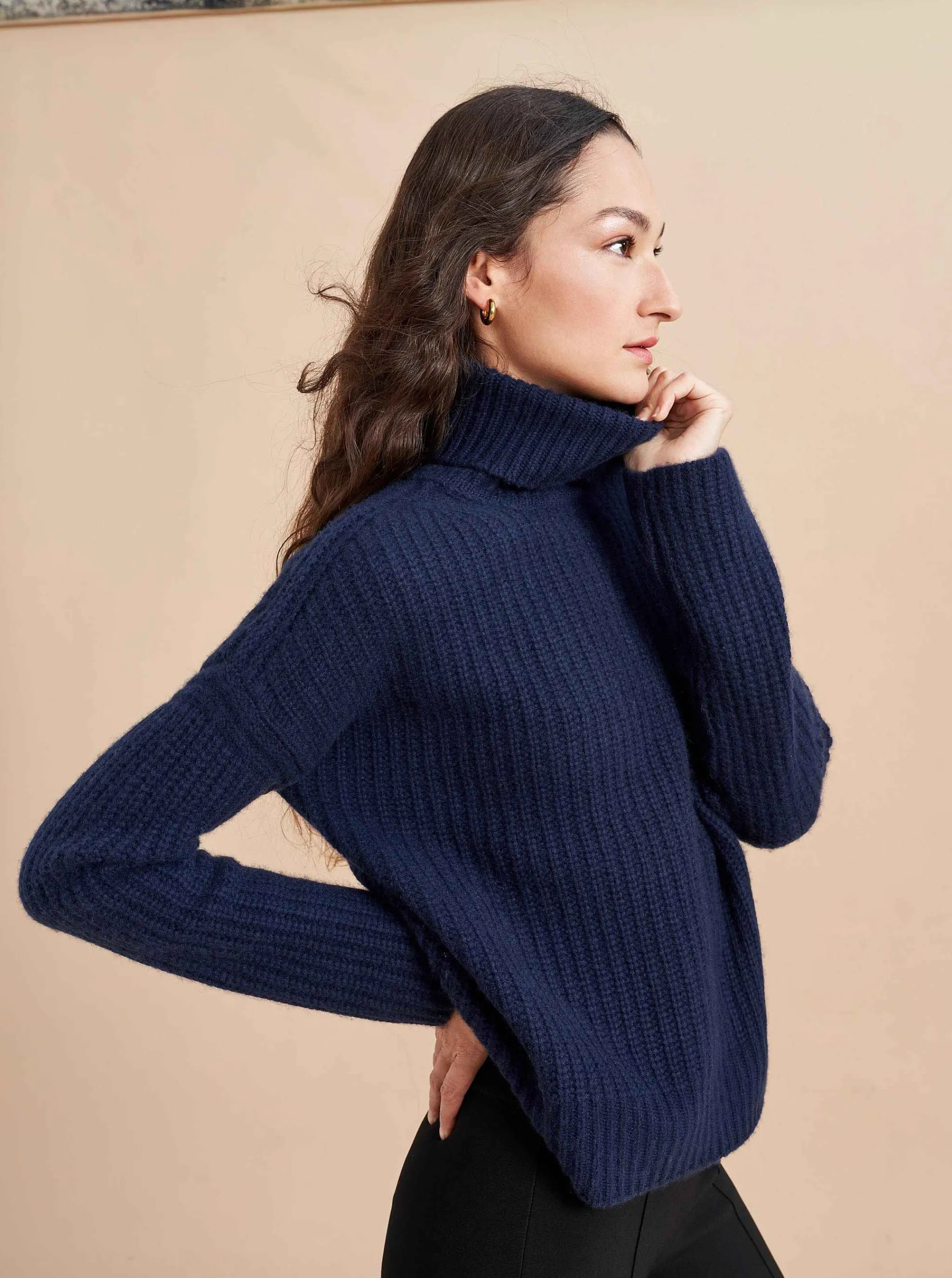 La Ligne Turtlenecks*Toujours Turtleneck Navy