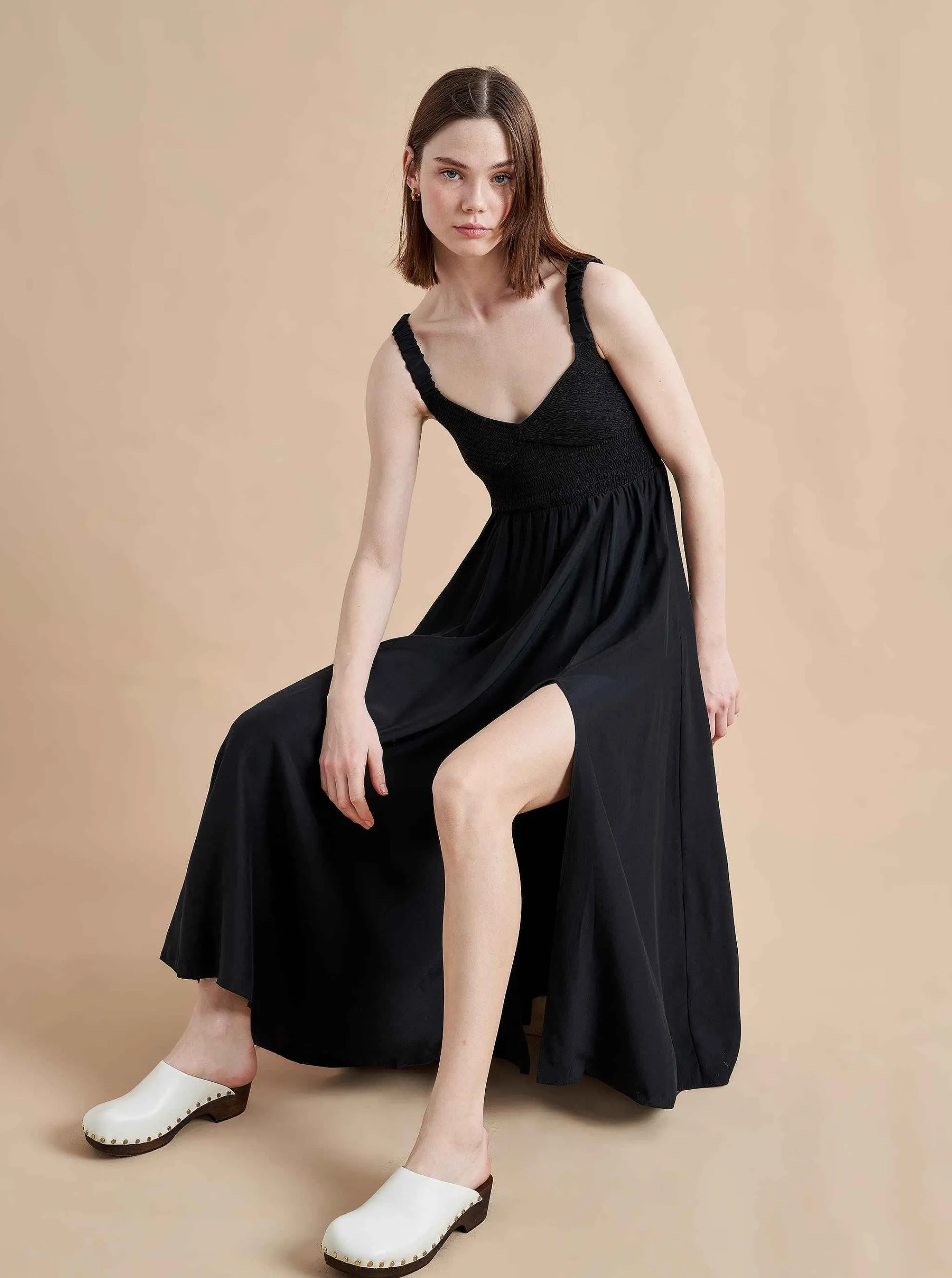 La Ligne Midi Dresses*Sarah Dress Black