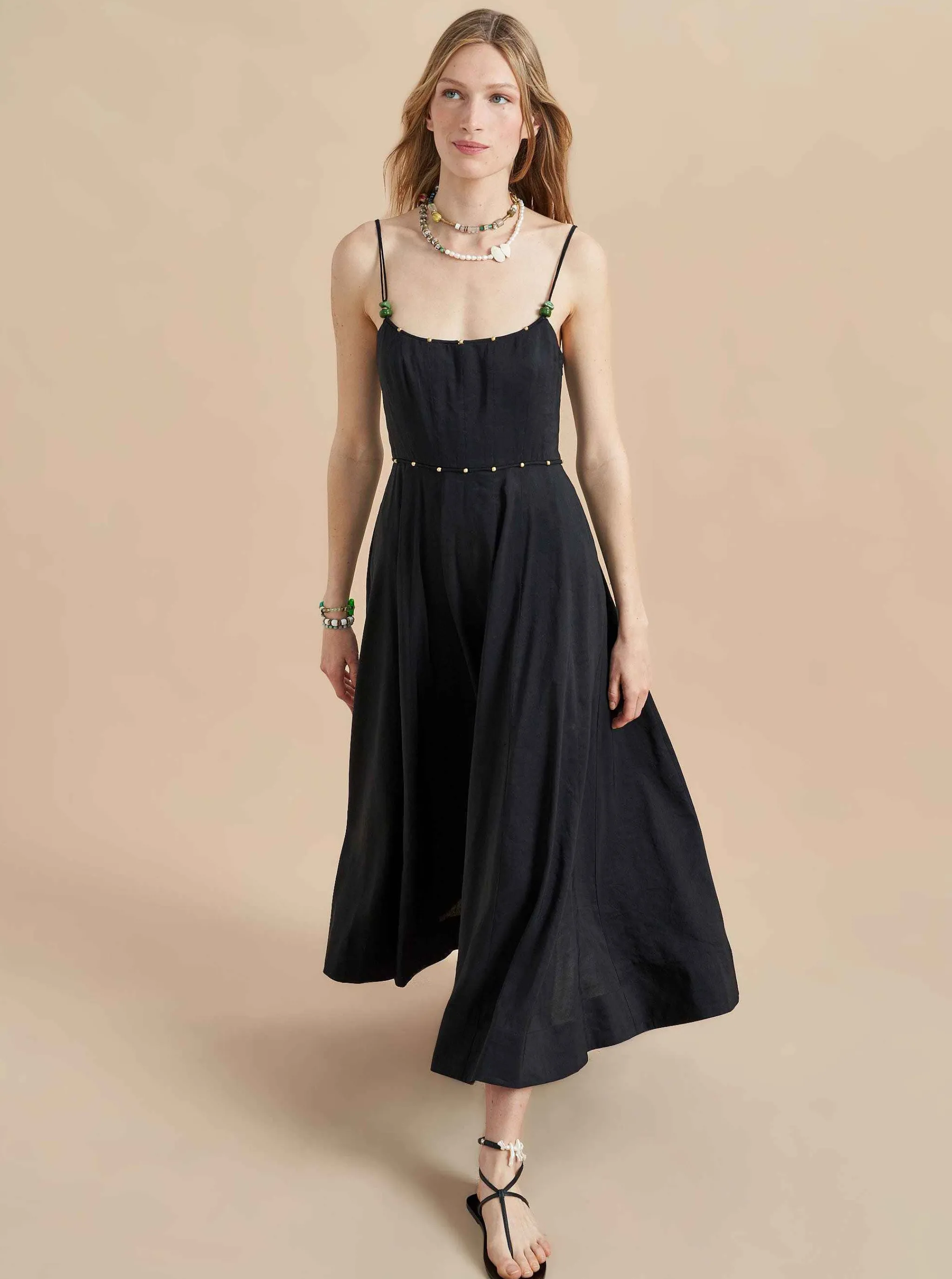 La Ligne Midi Dresses*Disco Dress Black