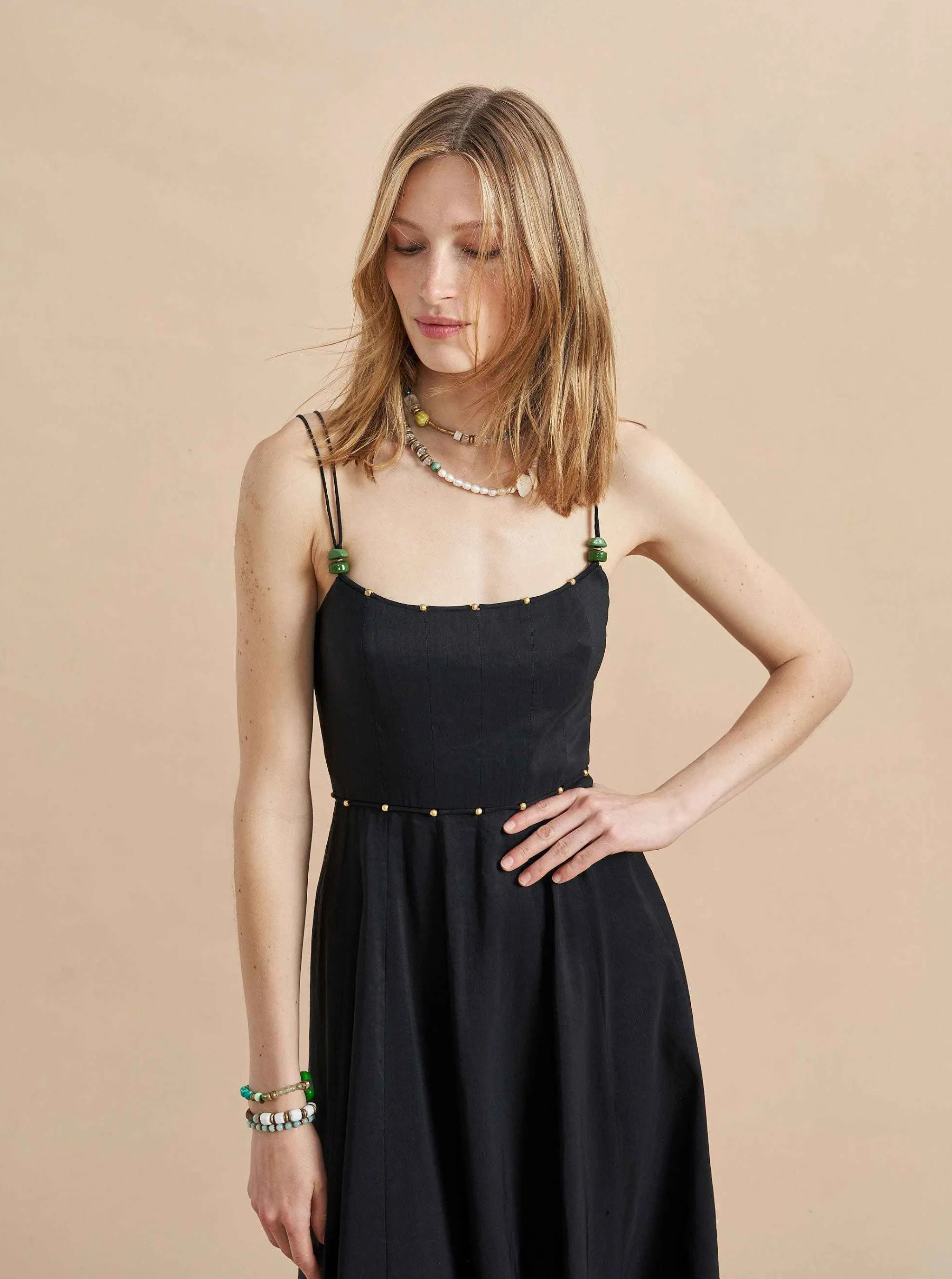 La Ligne Midi Dresses*Disco Dress Black