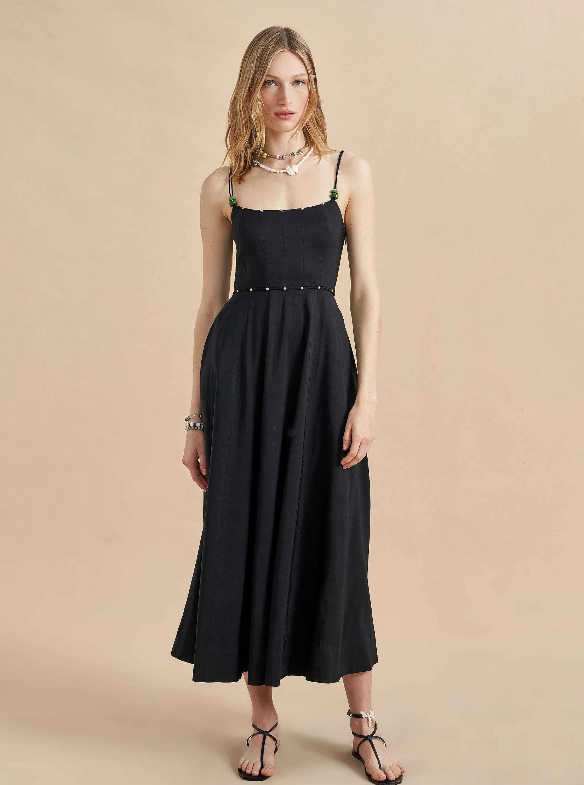 La Ligne Midi Dresses*Disco Dress Black