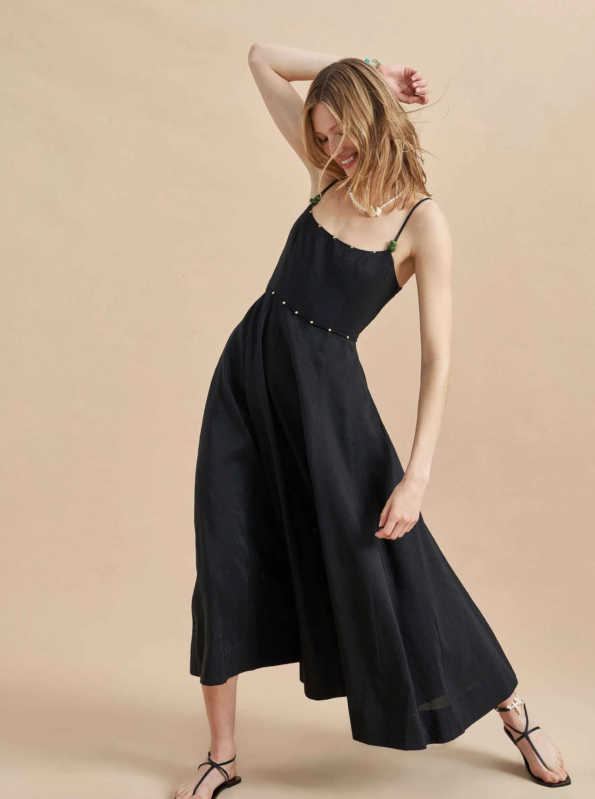 La Ligne Midi Dresses*Disco Dress Black