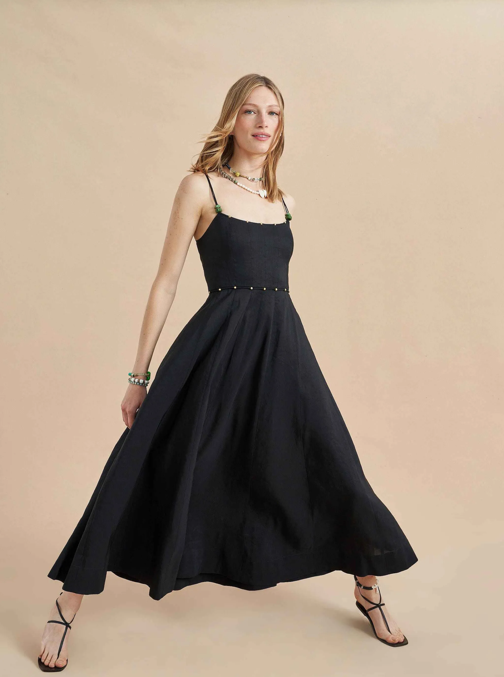 La Ligne Midi Dresses*Disco Dress Black