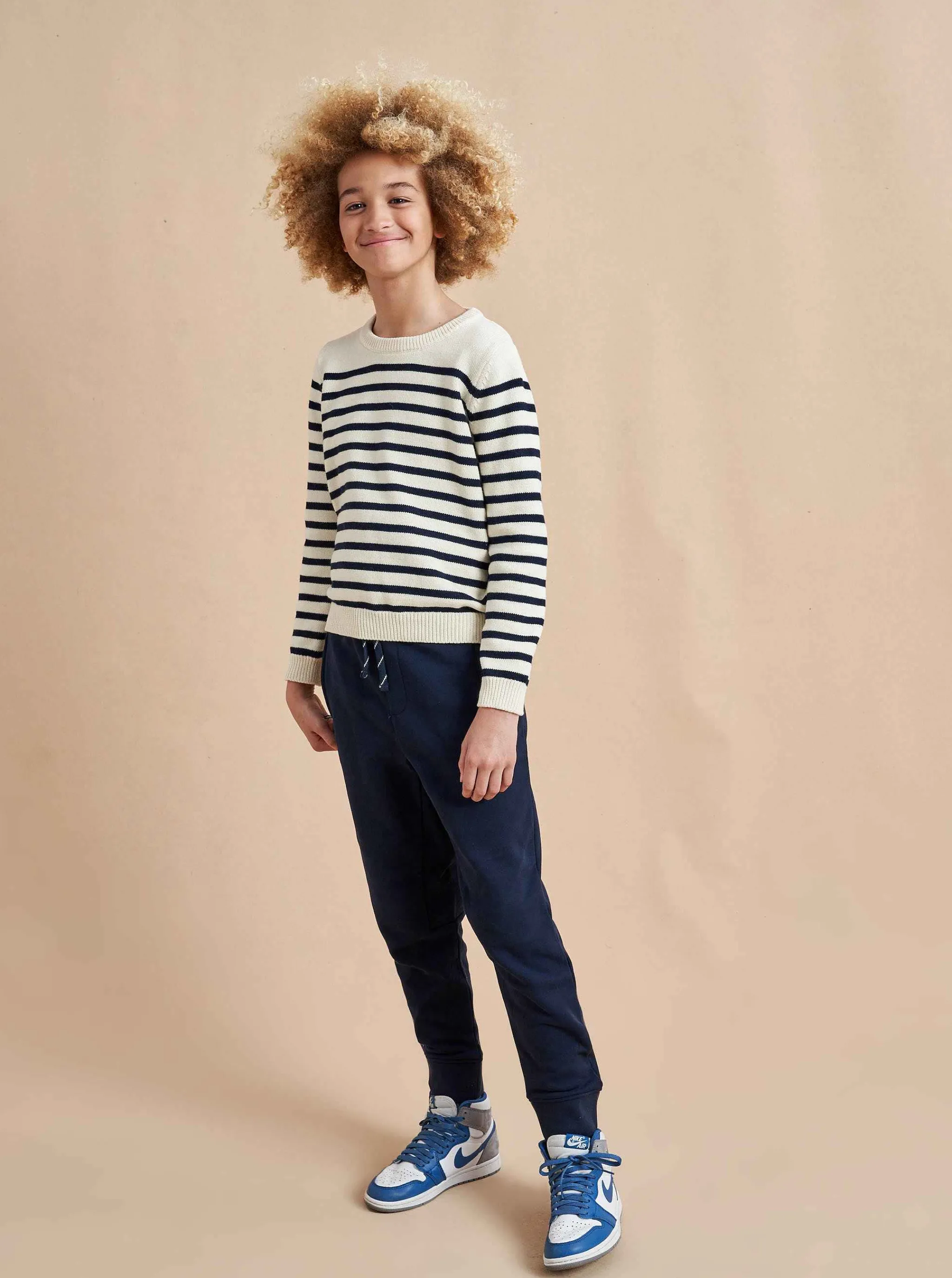 La Ligne Sweaters*Marini Sweater Cream/Navy