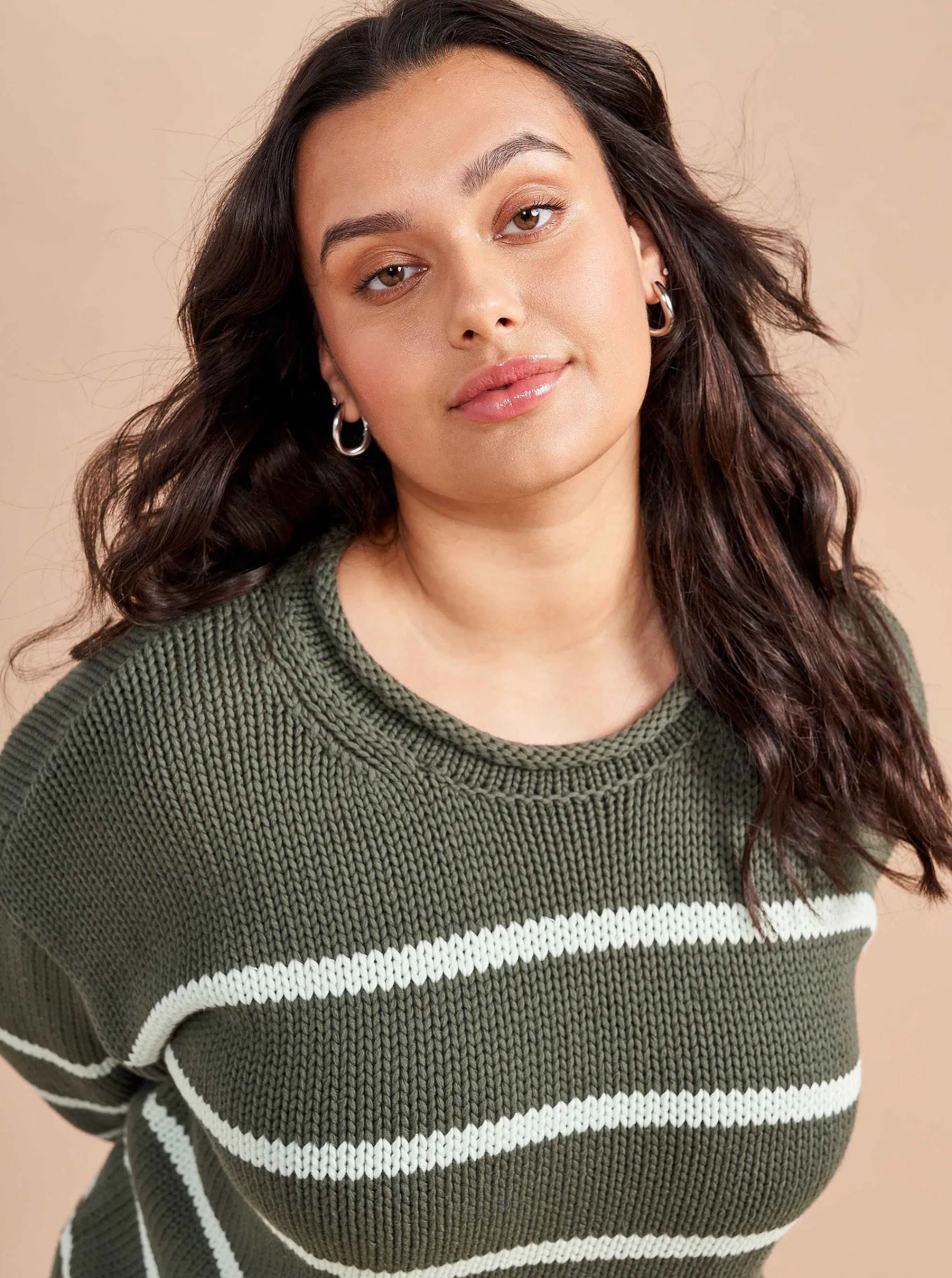 La Ligne Sweaters*Marina Sweater Army/Mint