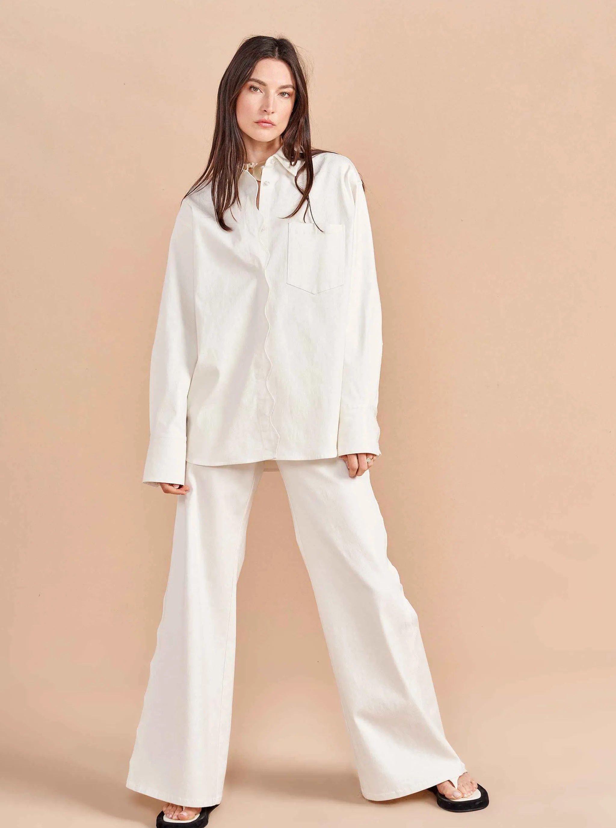 La Ligne Shirts*Scallop Val Shirt