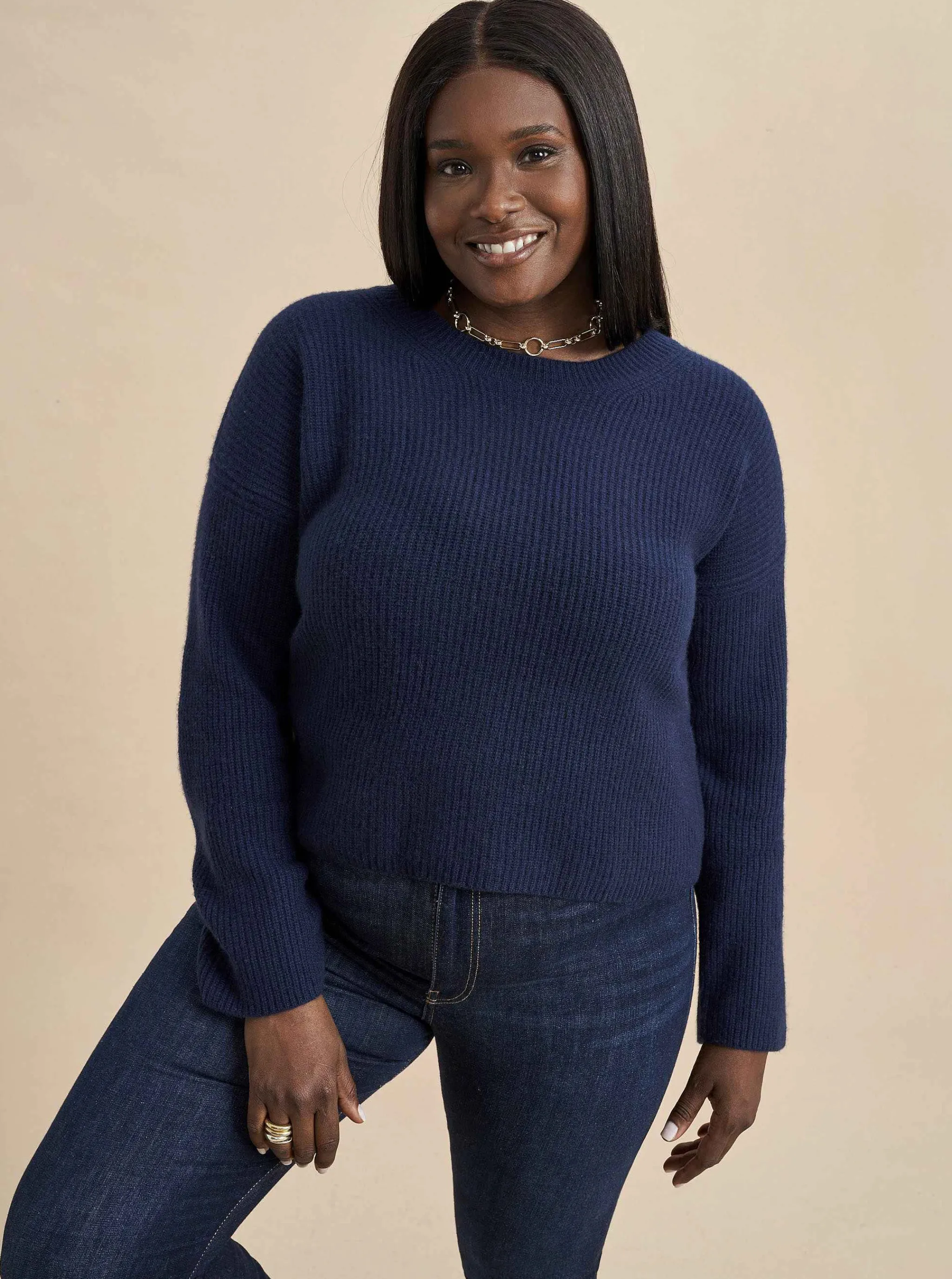 La Ligne Sweaters*Mini Toujours Sweater Navy