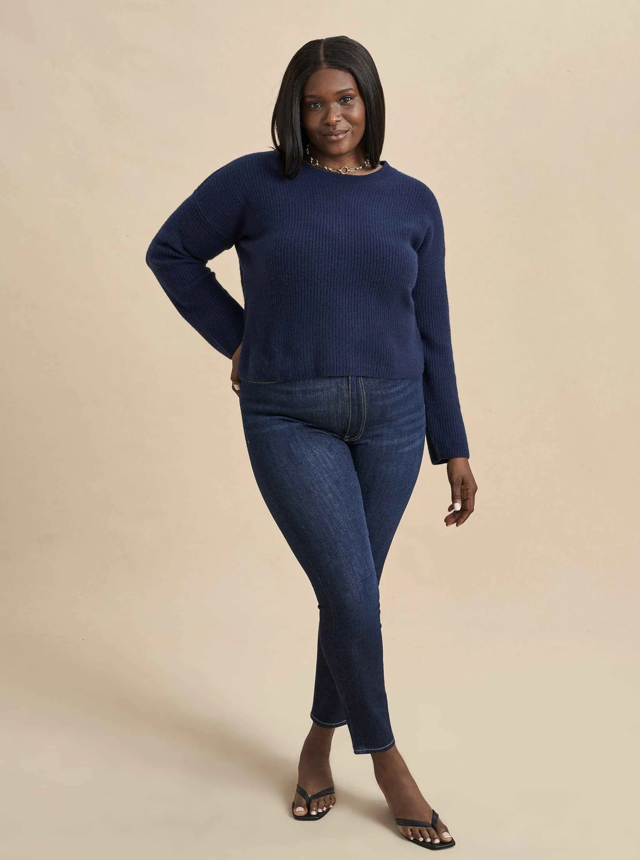 La Ligne Sweaters*Mini Toujours Sweater Navy