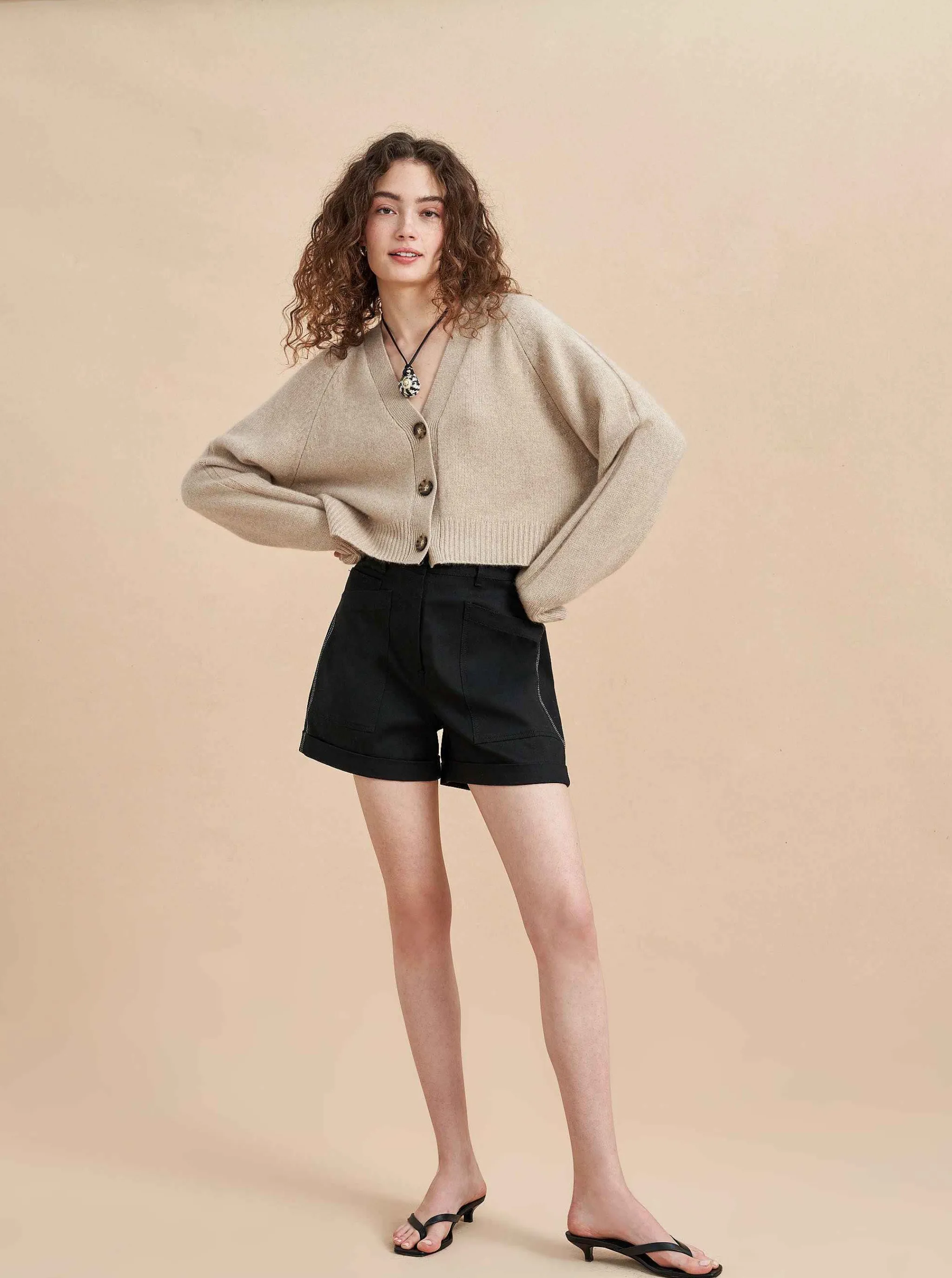 La Ligne Shorts*Canvas Short Black