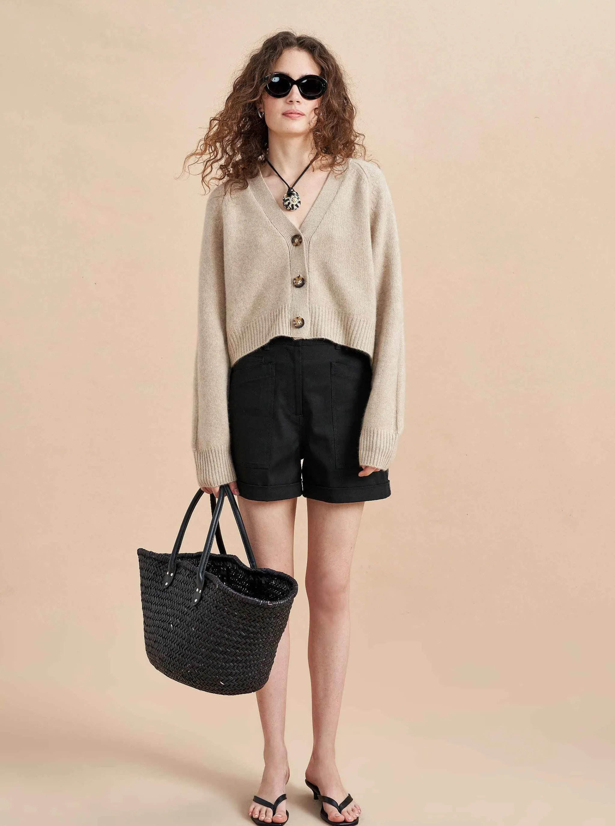 La Ligne Shorts*Canvas Short Black