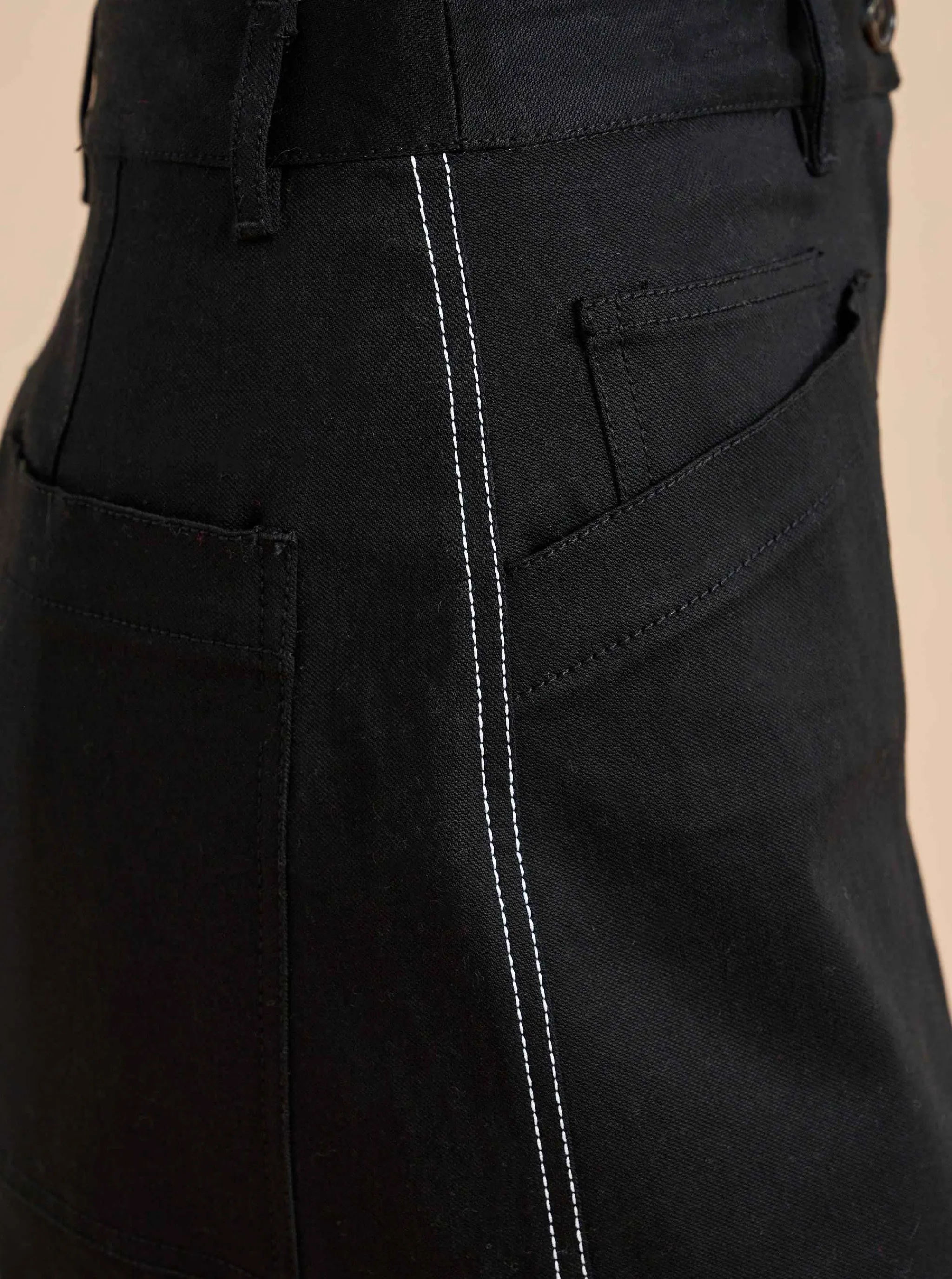 La Ligne Shorts*Canvas Short Black