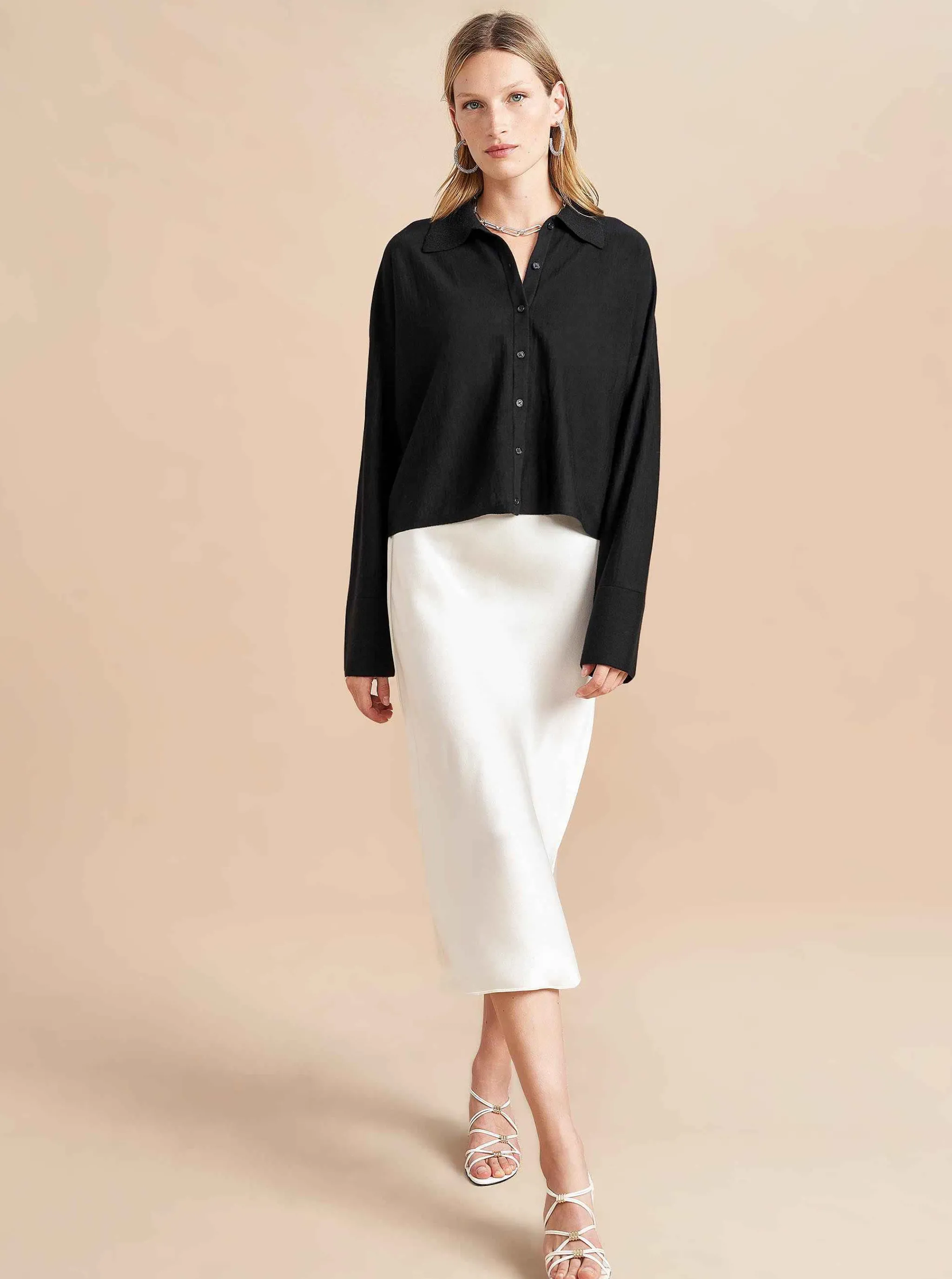 La Ligne Shirts*Solid Meredith Shirt