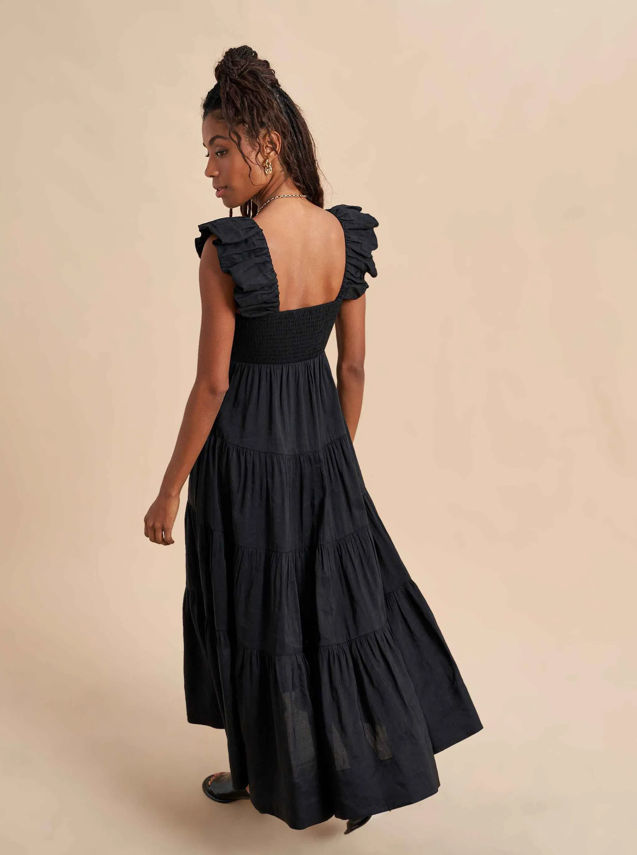 La Ligne Midi Dresses*Anais Dress Black