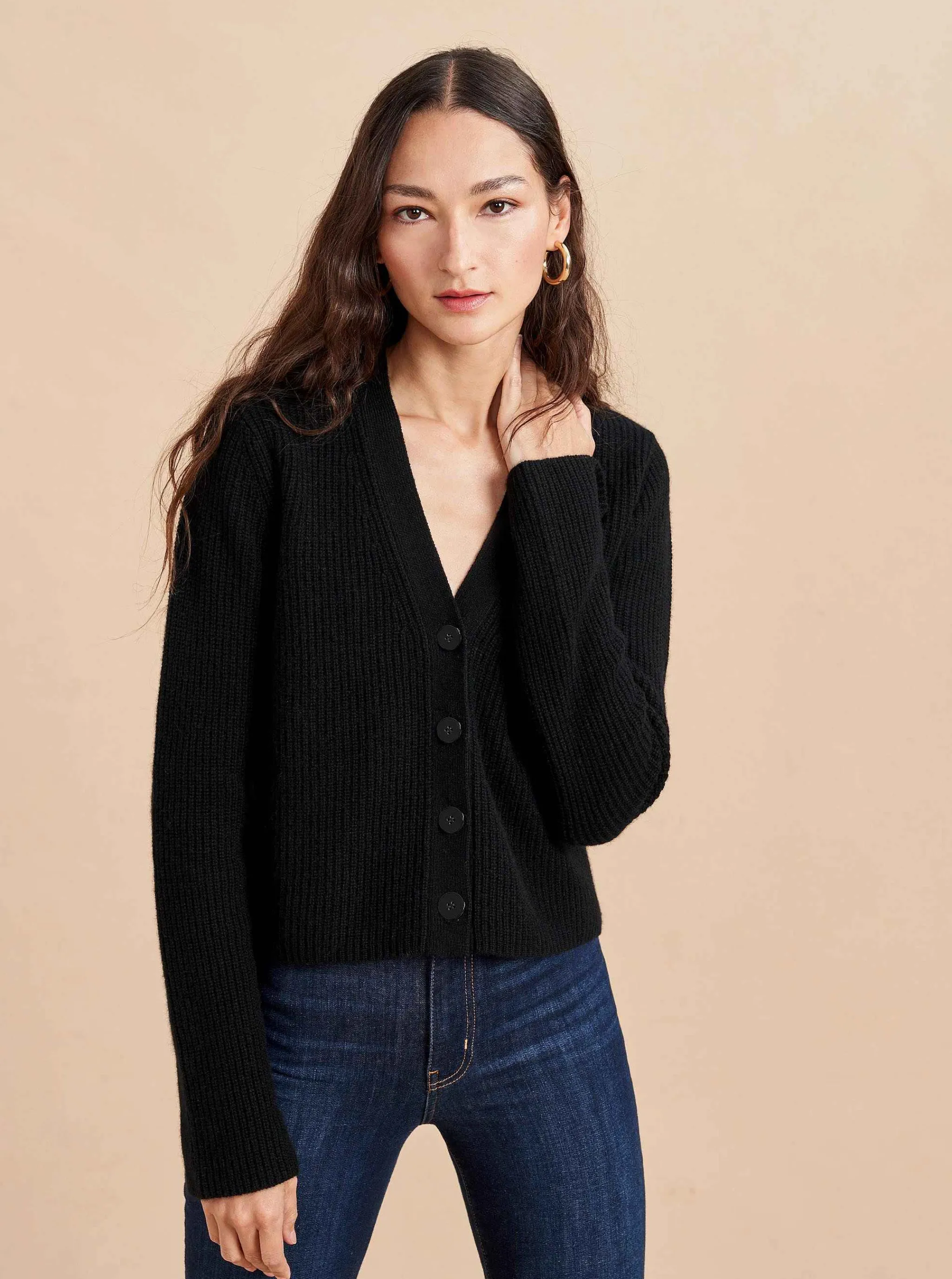 La Ligne Cardigans*Mini Toujours Cardigan Black