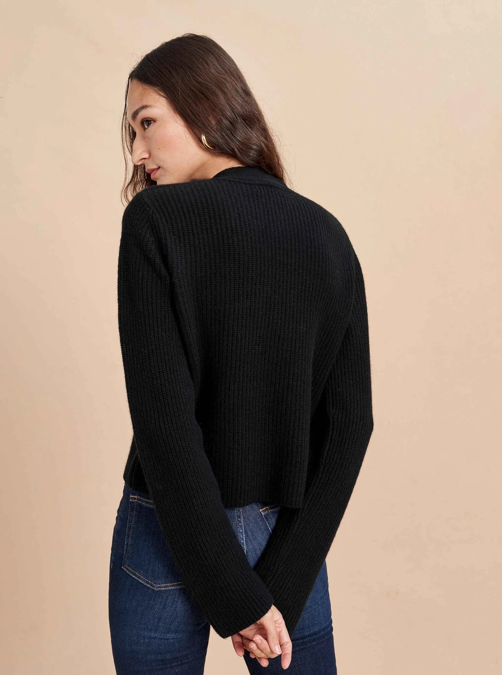 La Ligne Cardigans*Mini Toujours Cardigan Black