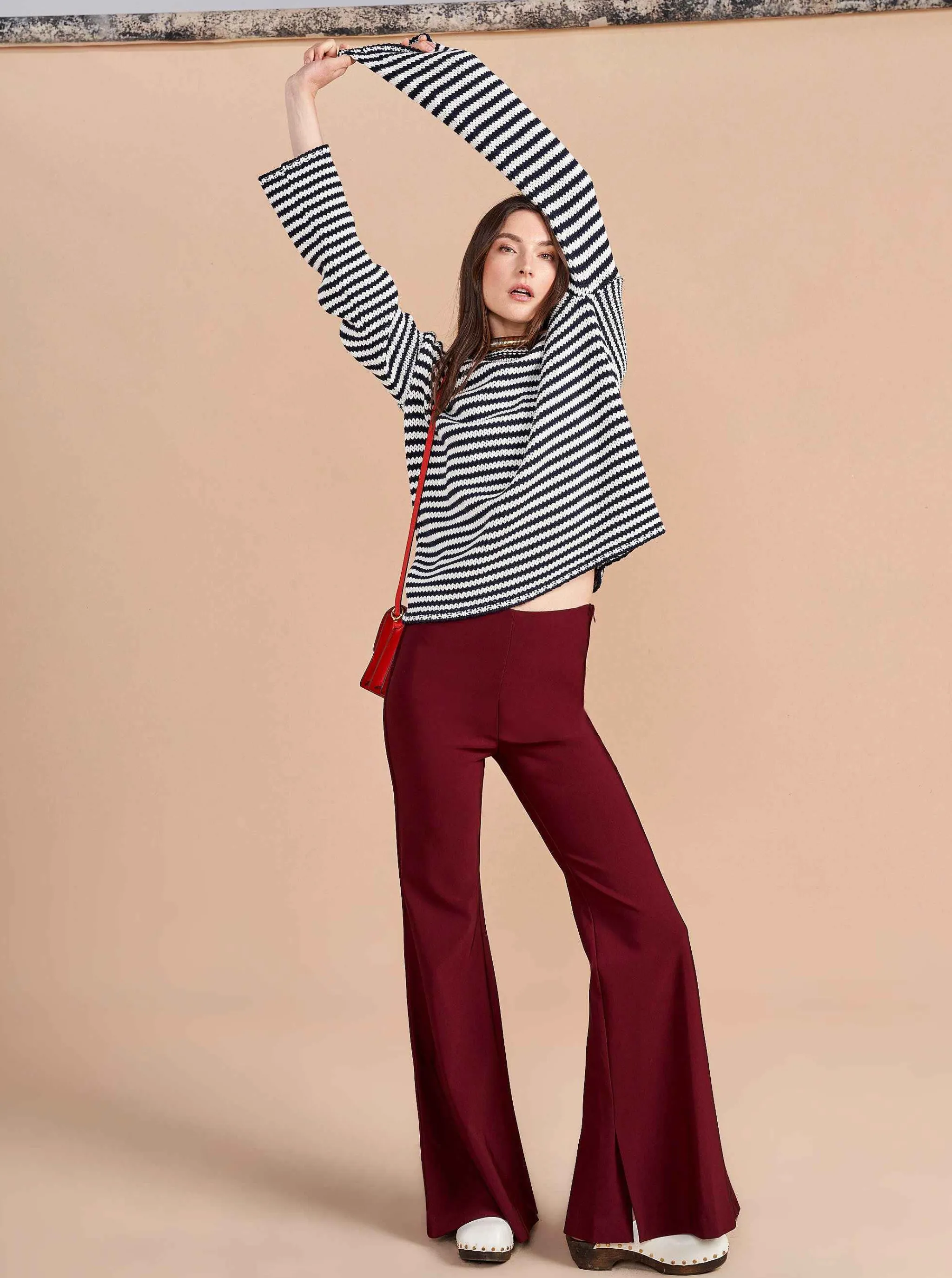 La Ligne Sweaters*Marina Fine Stripe Sweater