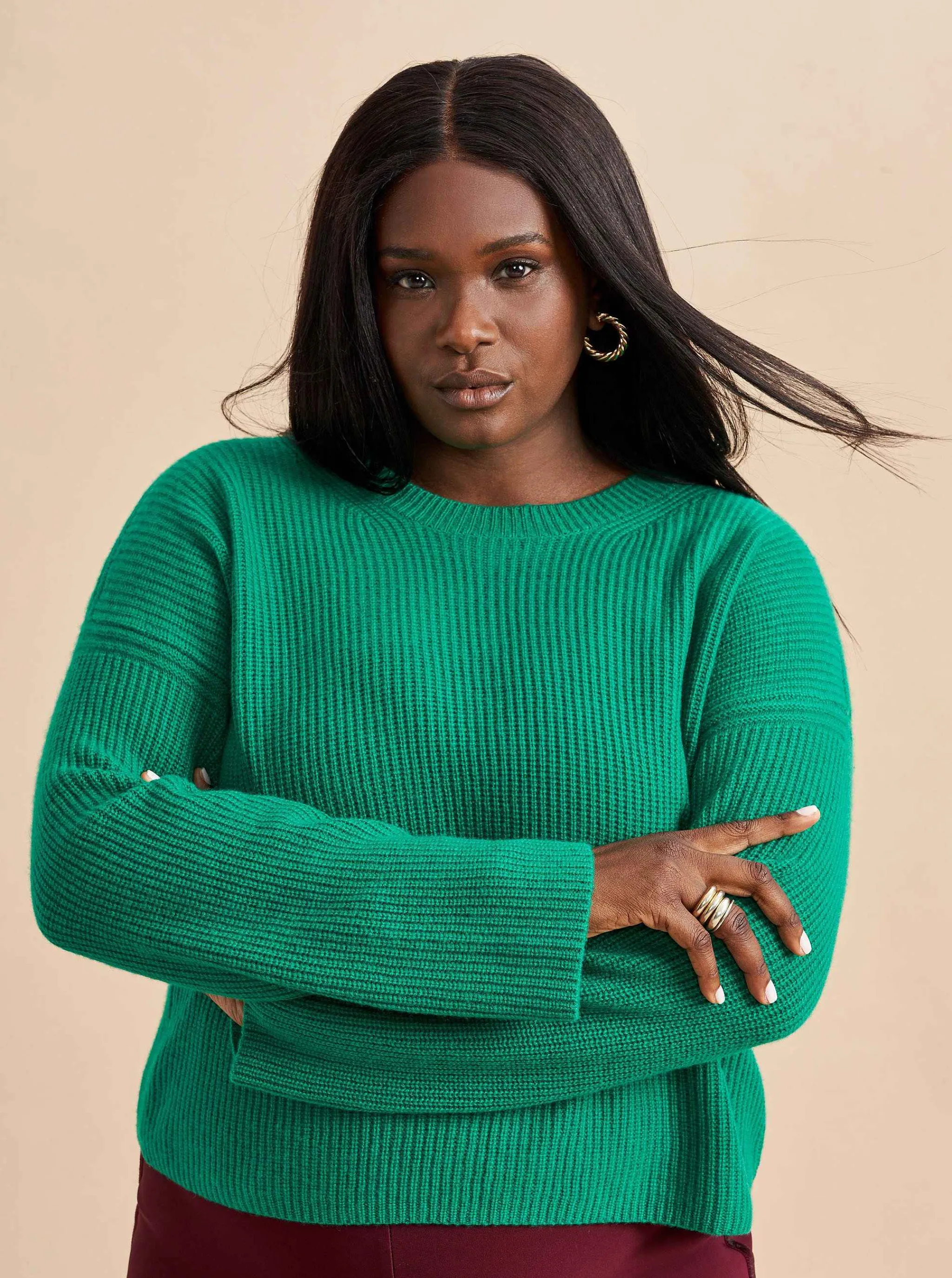 La Ligne Sweaters*Mini Toujours Sweater Kelly Green