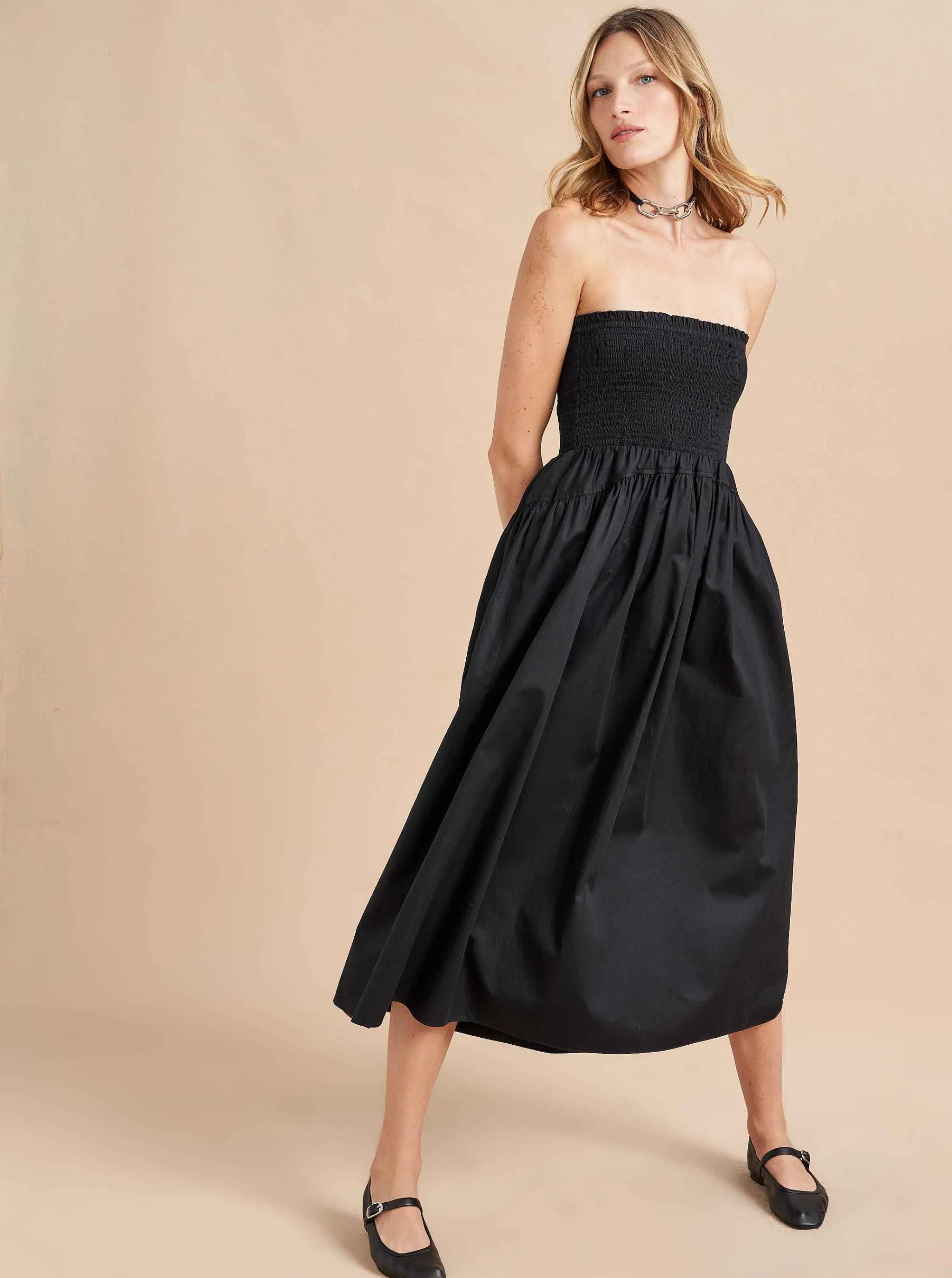 La Ligne Midi Dresses*Strapless Vivian Dress