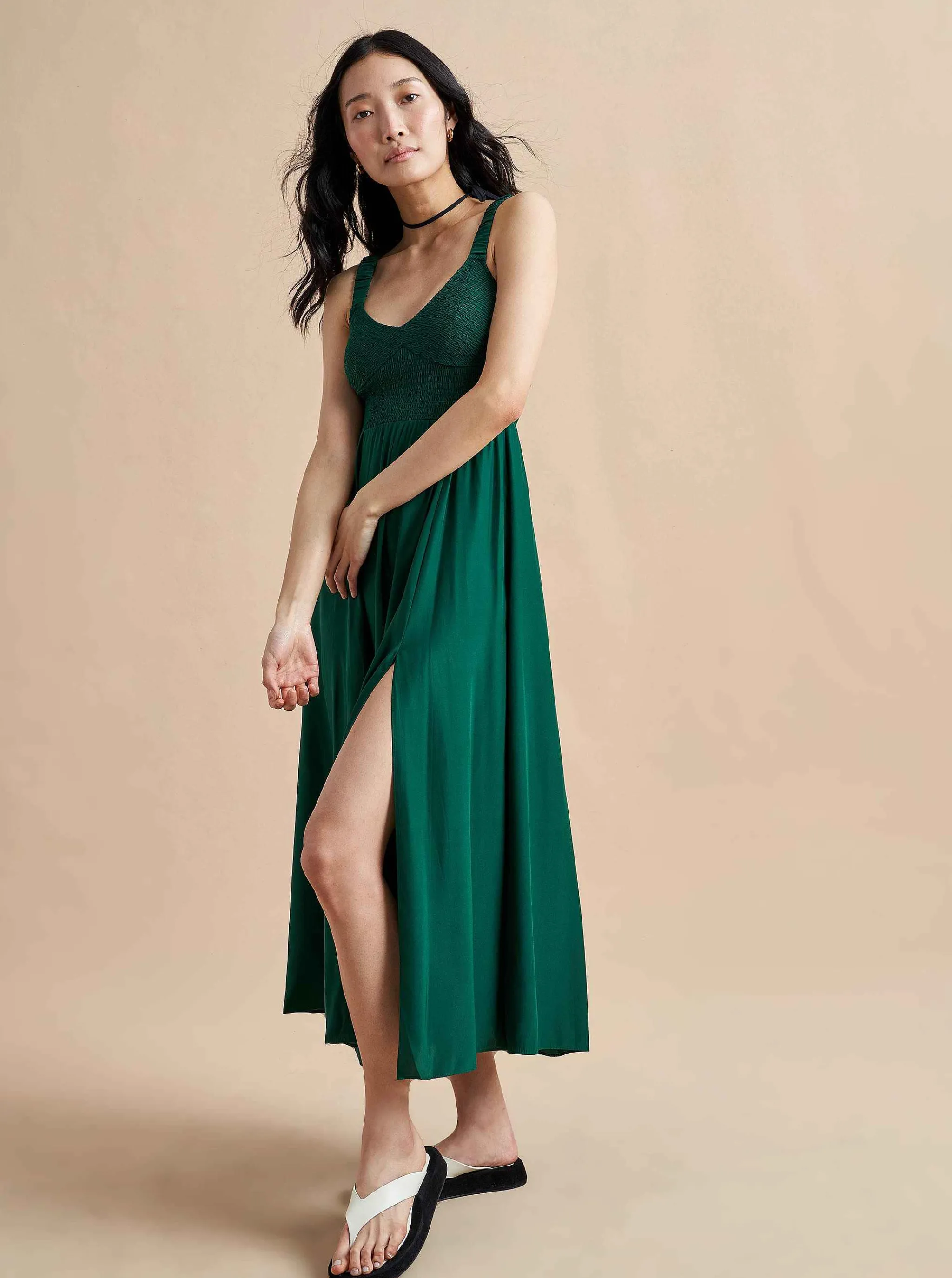 La Ligne Midi Dresses*Sarah Dress Green