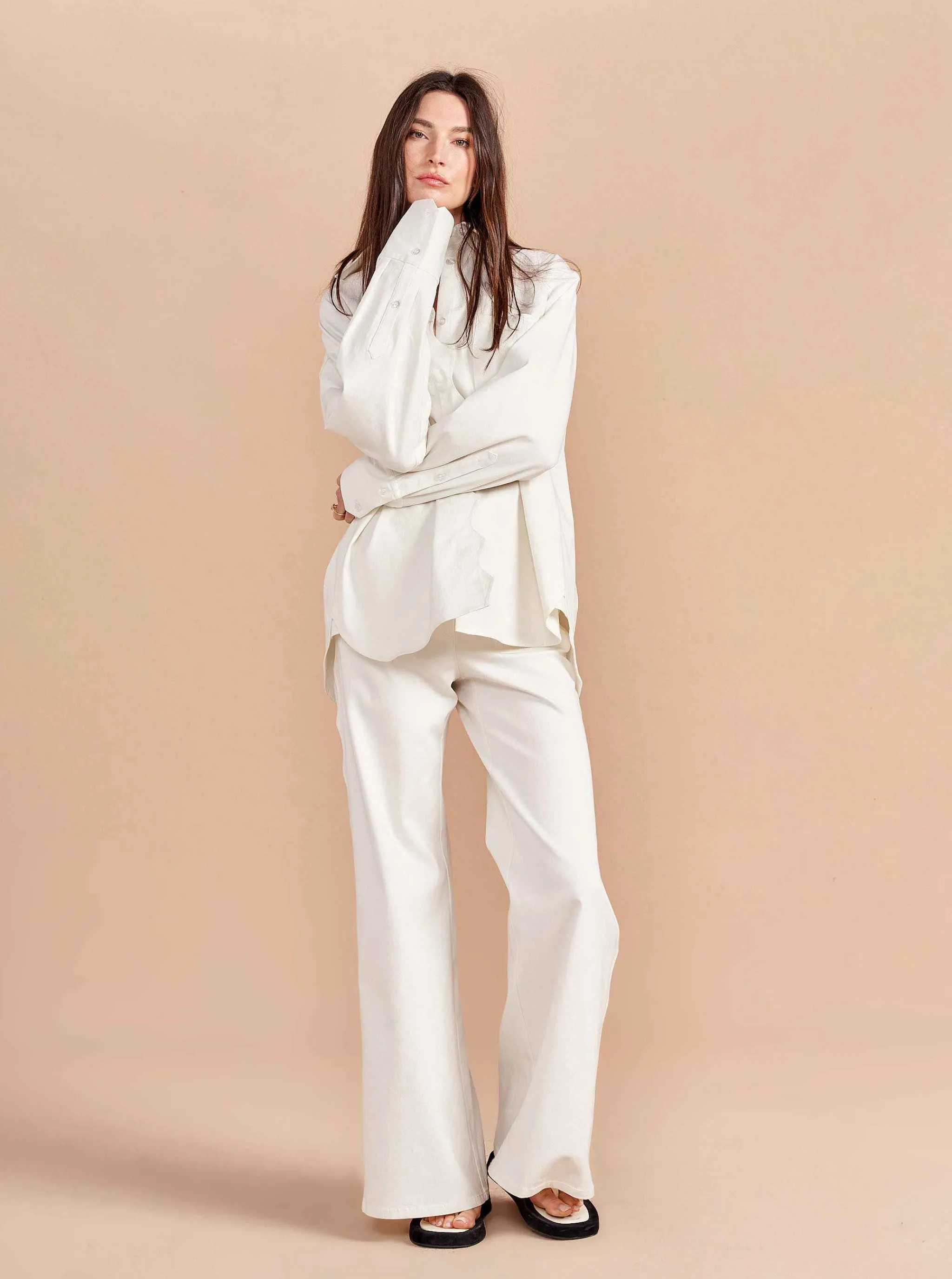 La Ligne Tops*Scallop Val Shirt