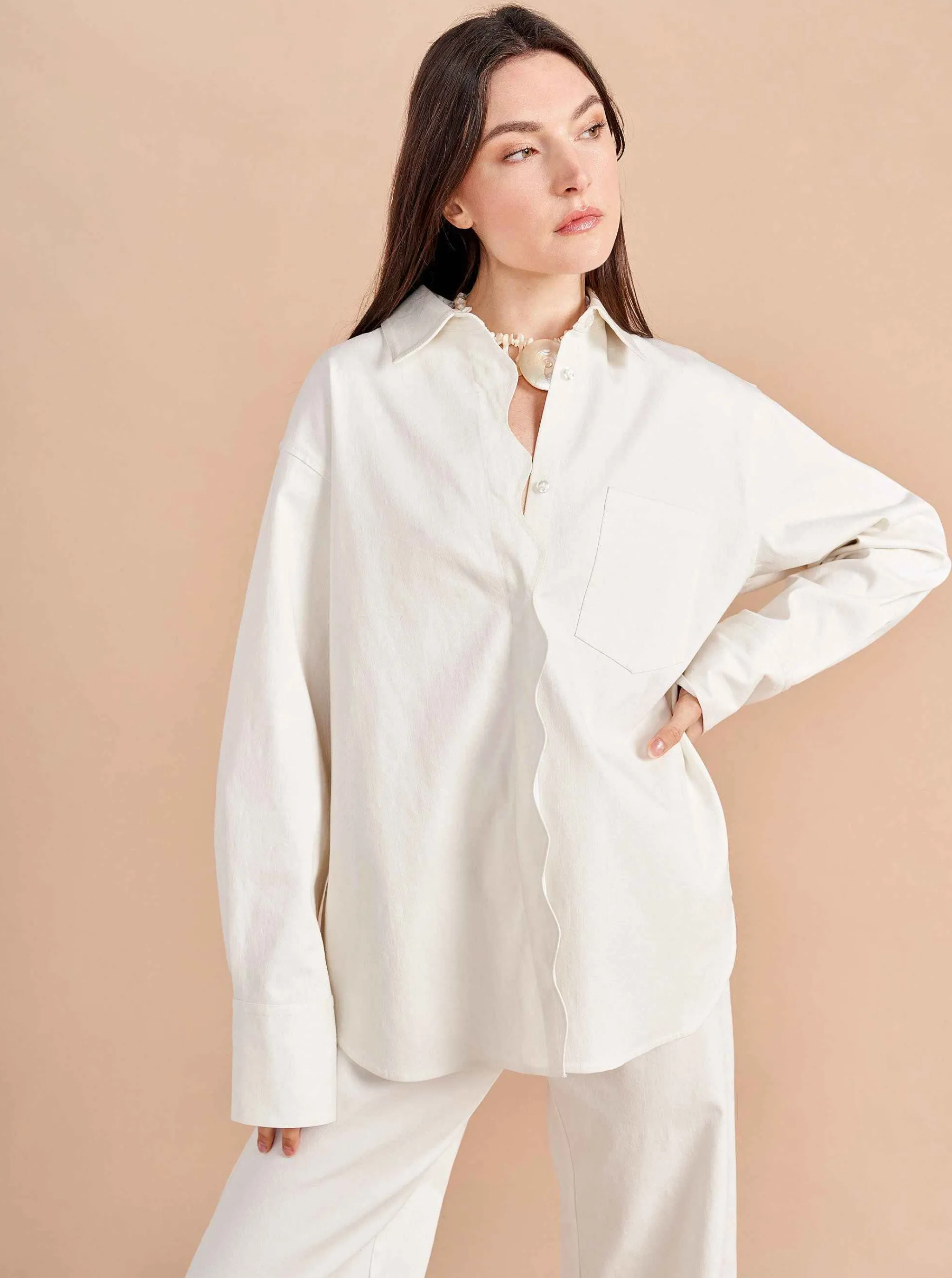 La Ligne Tops*Scallop Val Shirt