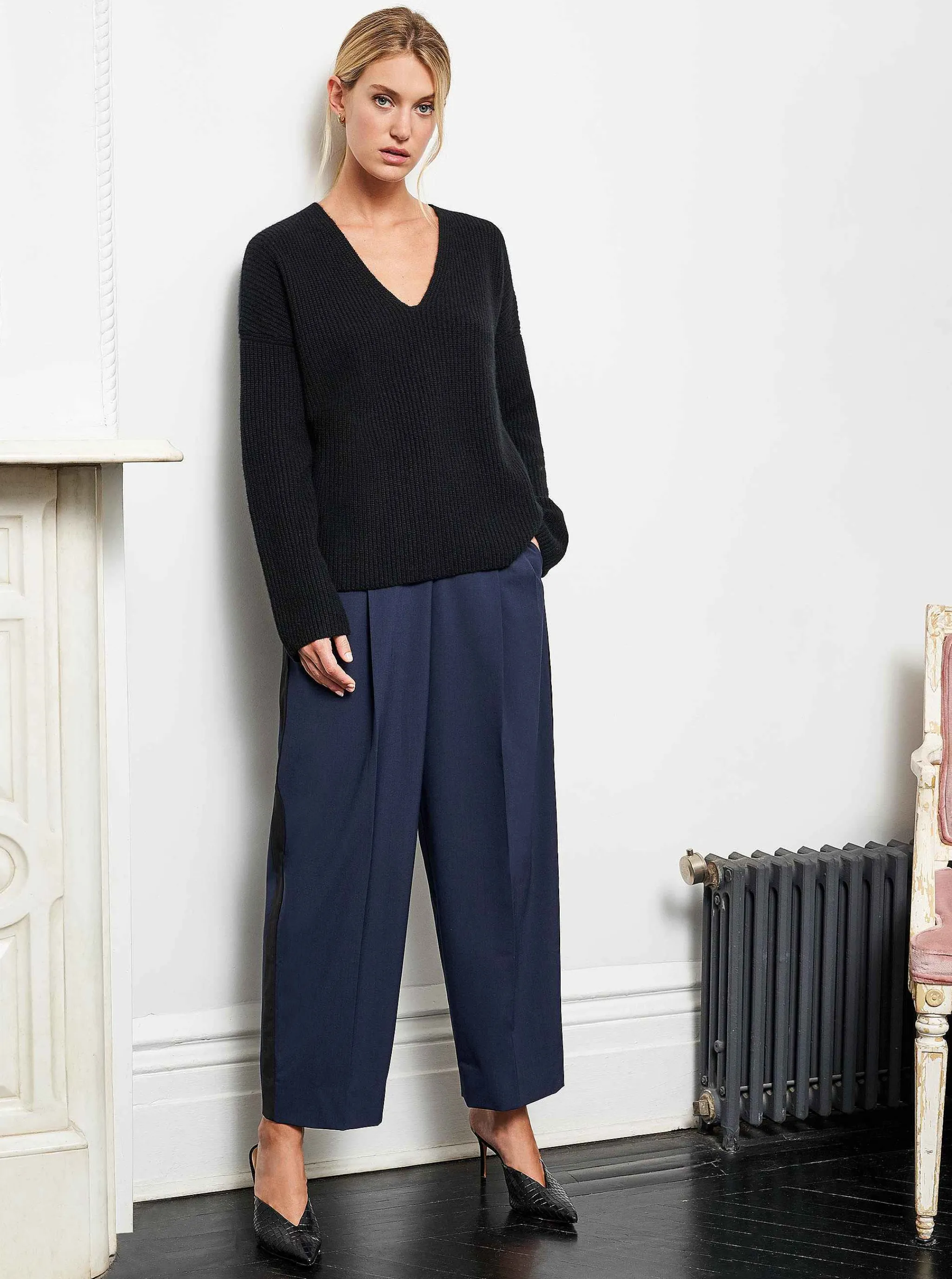 La Ligne Sweaters*Toujours V Neck Sweater