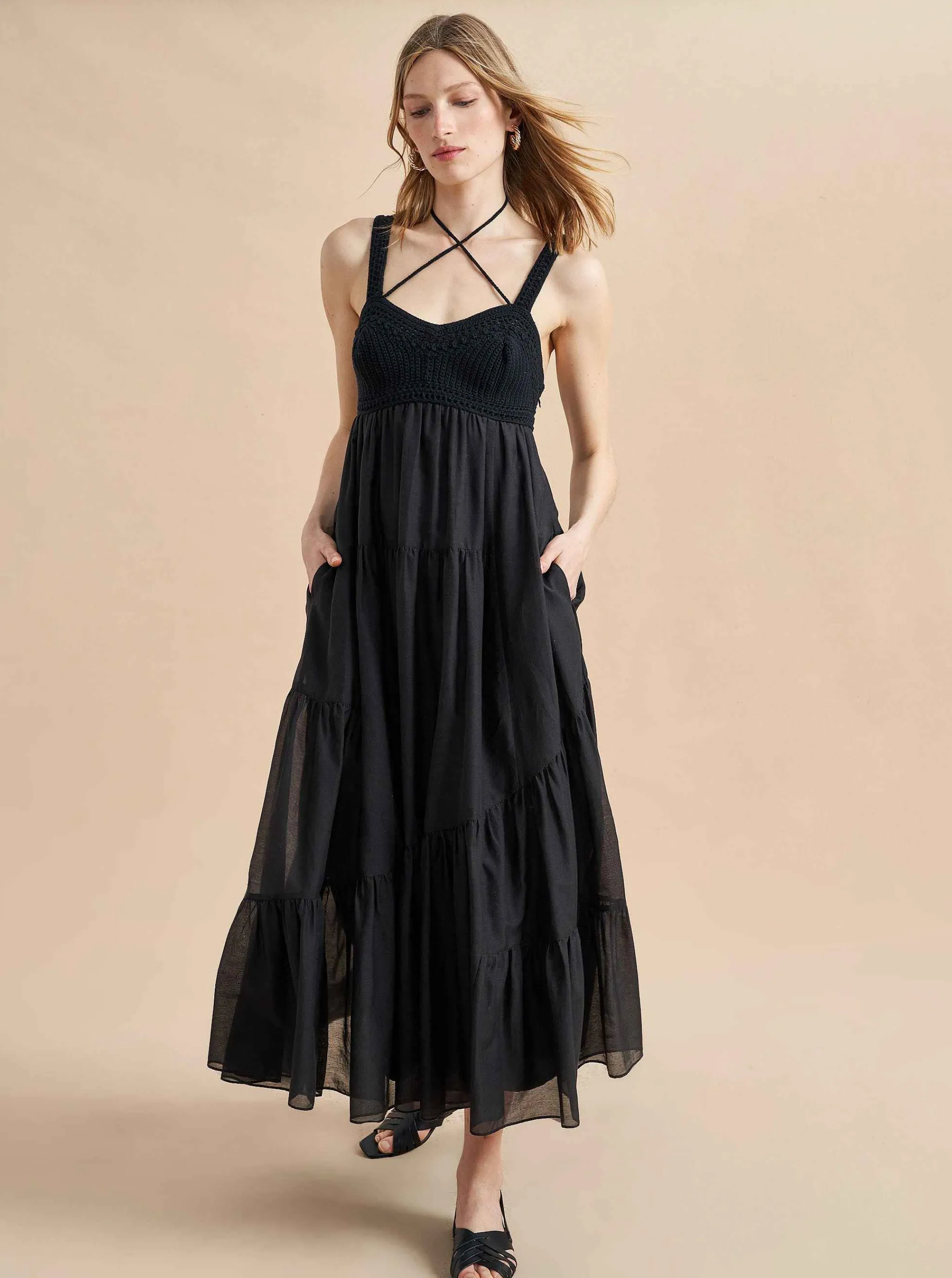La Ligne Midi Dresses*Jane Dress Black