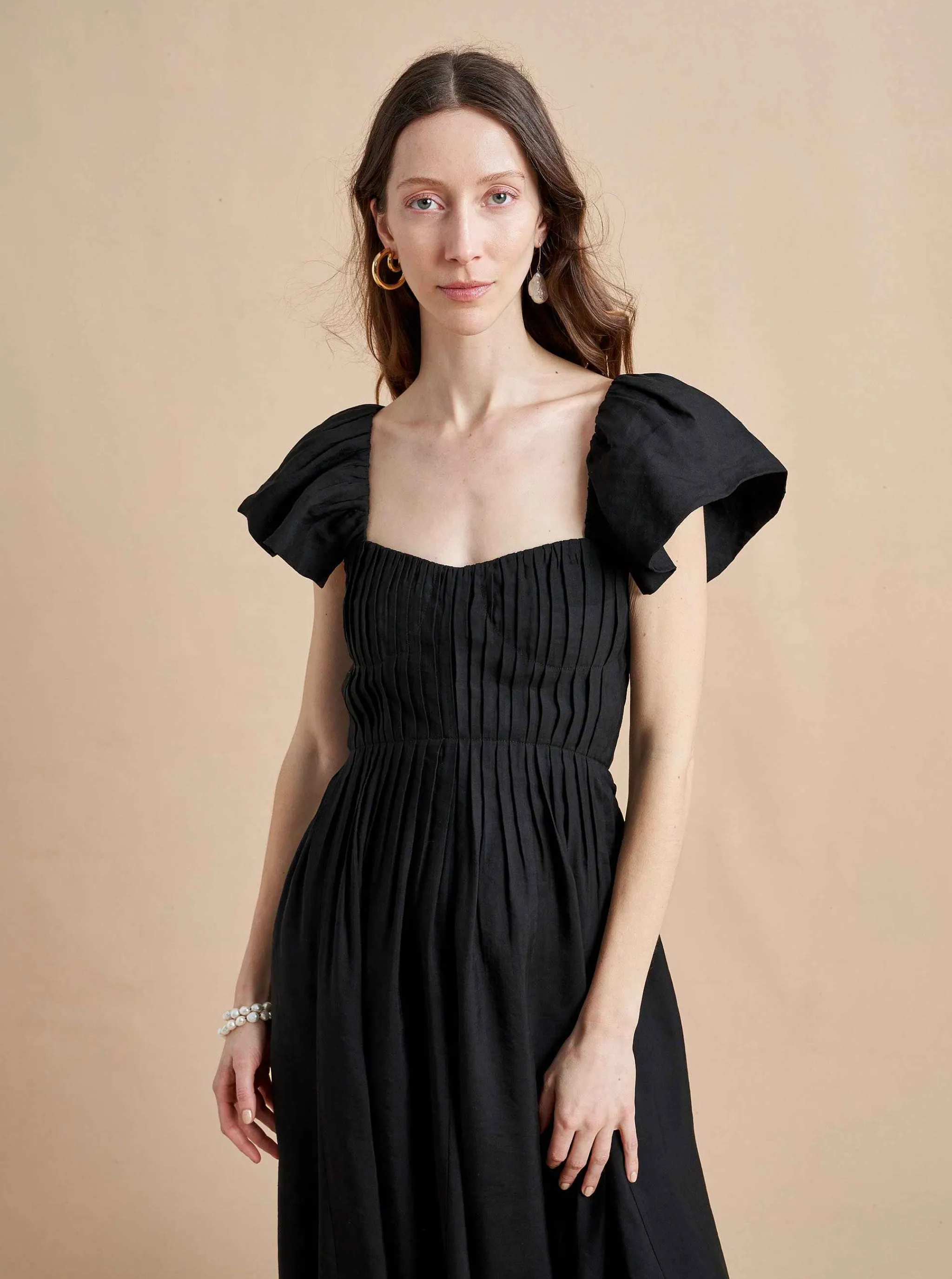 La Ligne Midi Dresses*Flavia Dress Black