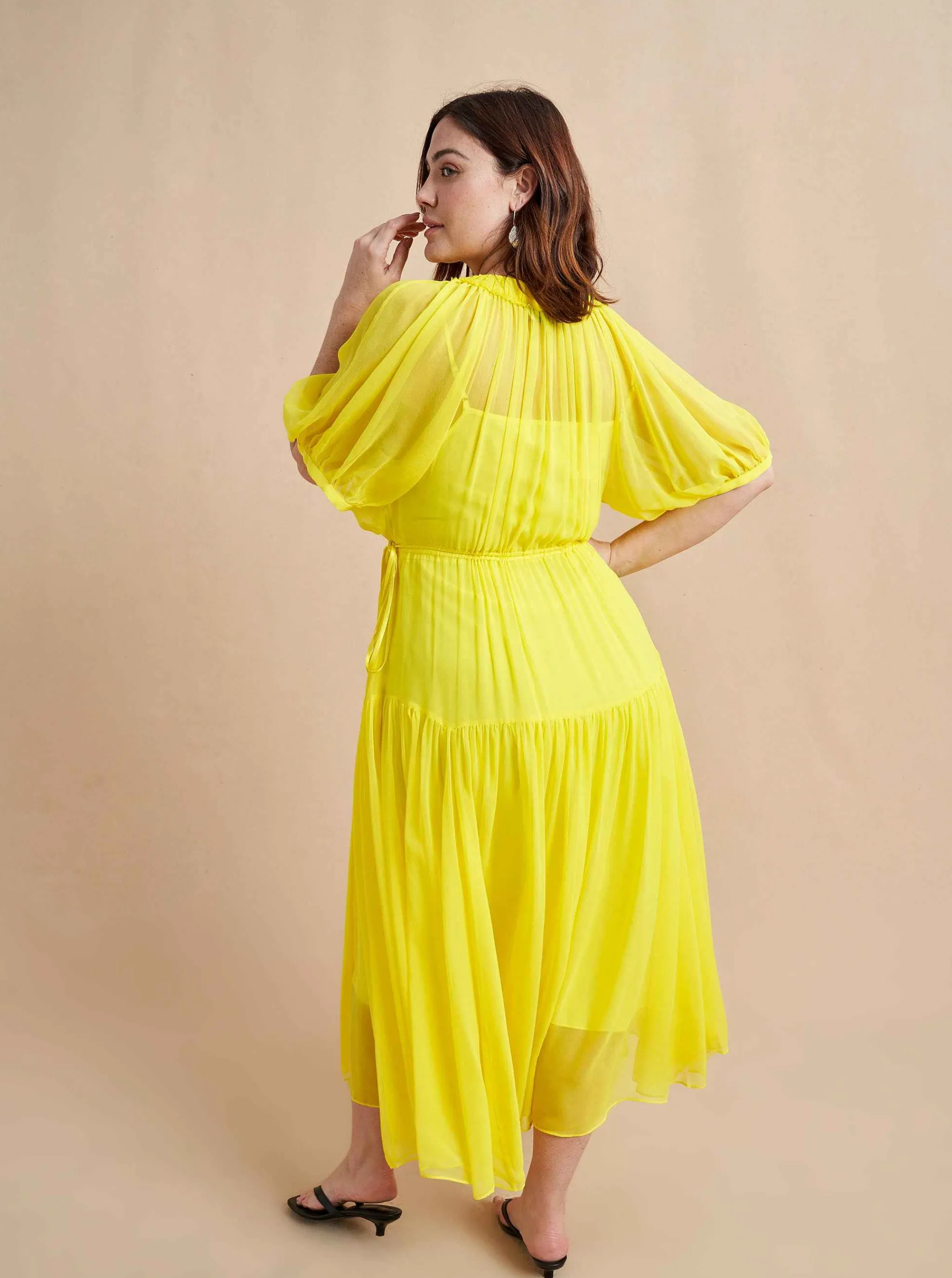 La Ligne Midi Dresses*Constance Dress Lemon