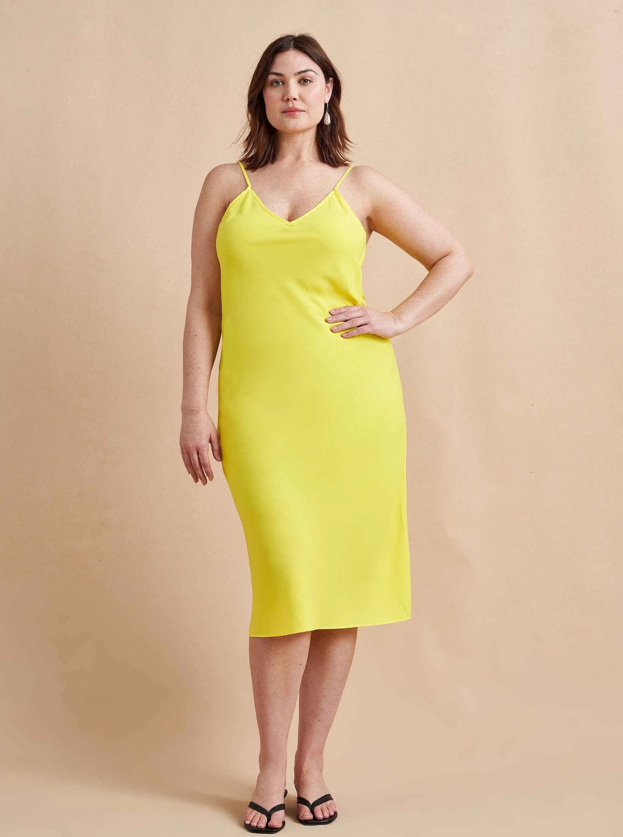 La Ligne Midi Dresses*Constance Dress Lemon