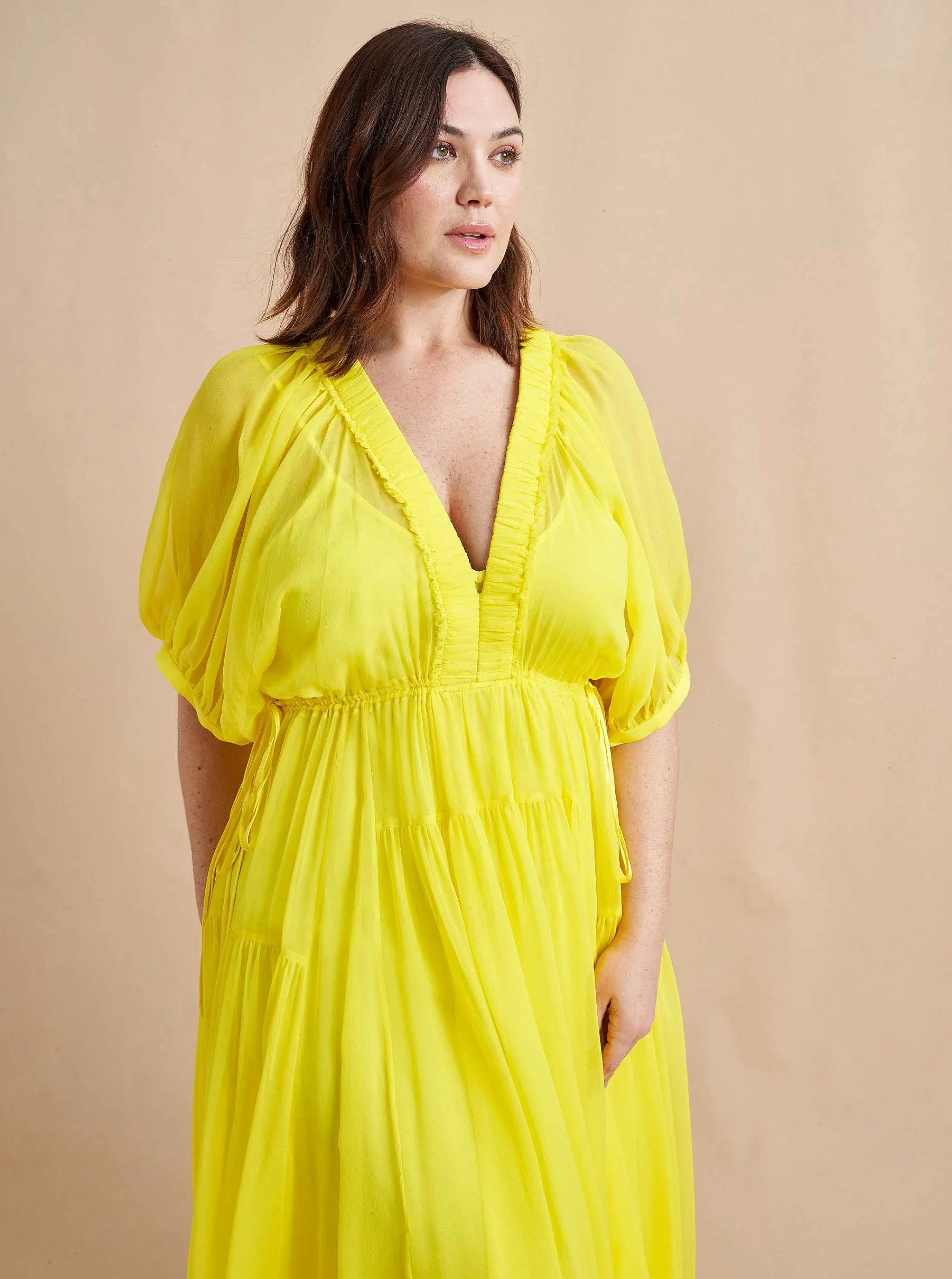 La Ligne Midi Dresses*Constance Dress Lemon