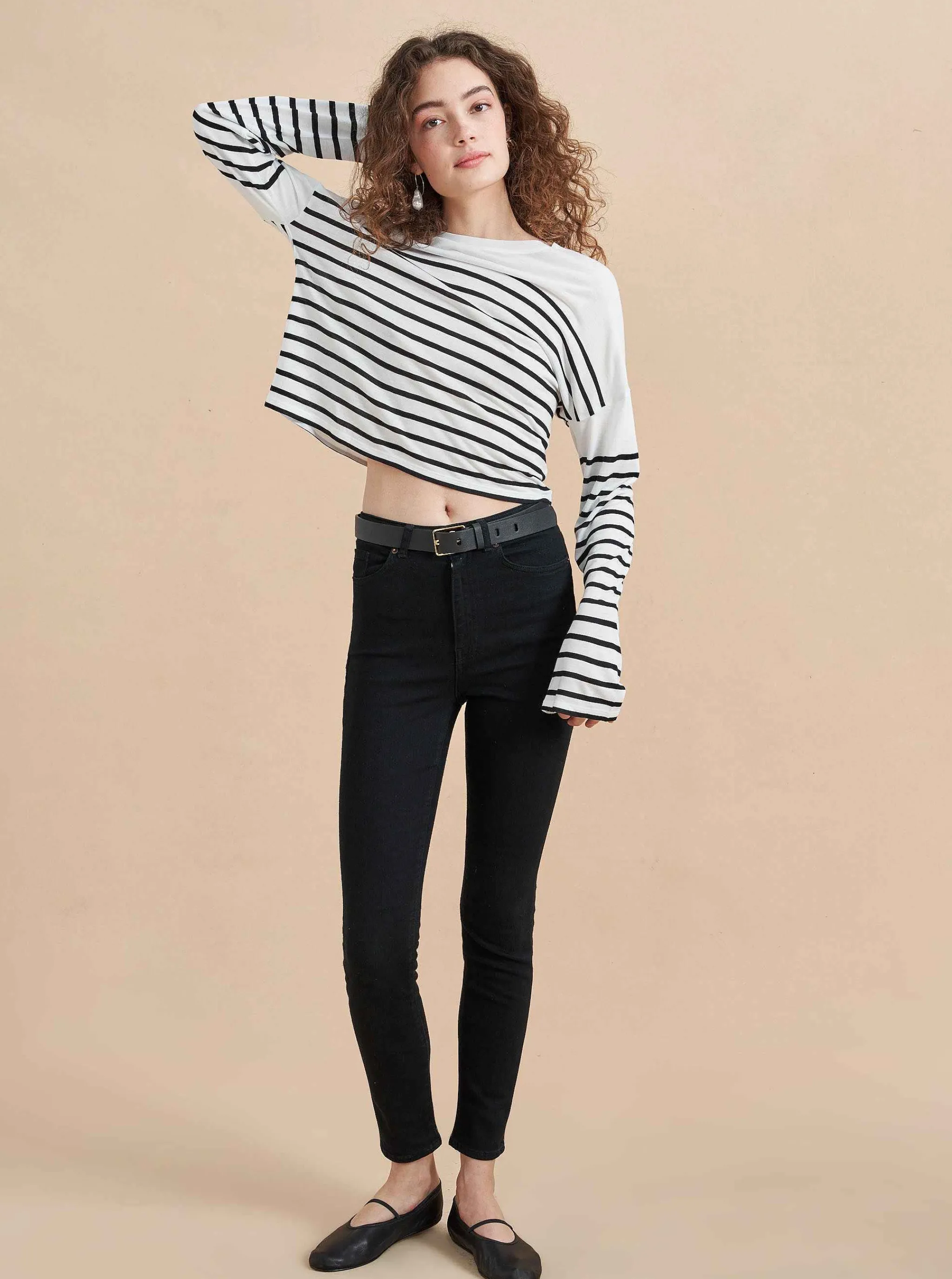 La Ligne Tees*Long Sleeve Teddy Tee