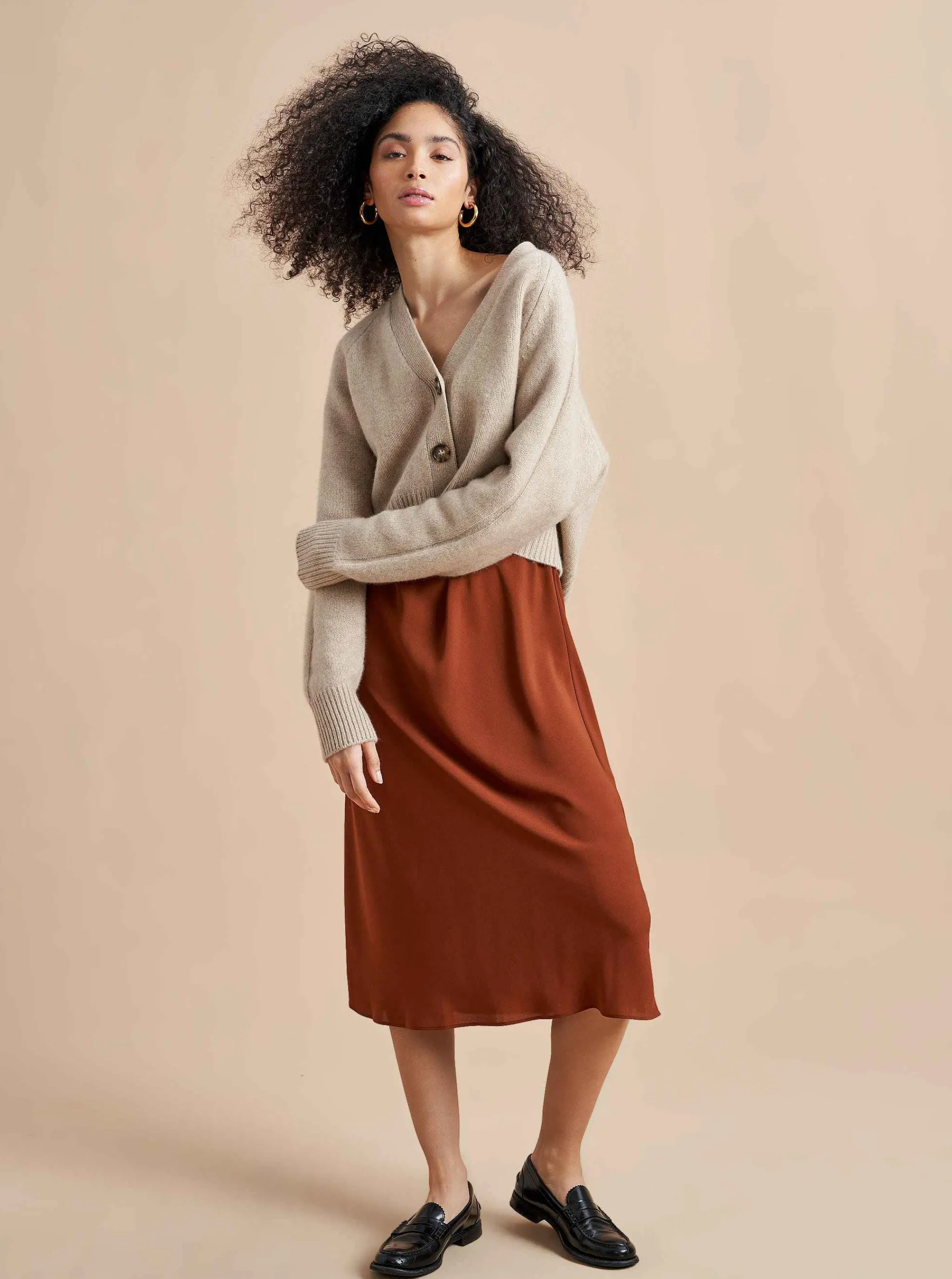 La Ligne Cardigans*Gaston Cardigan Tan