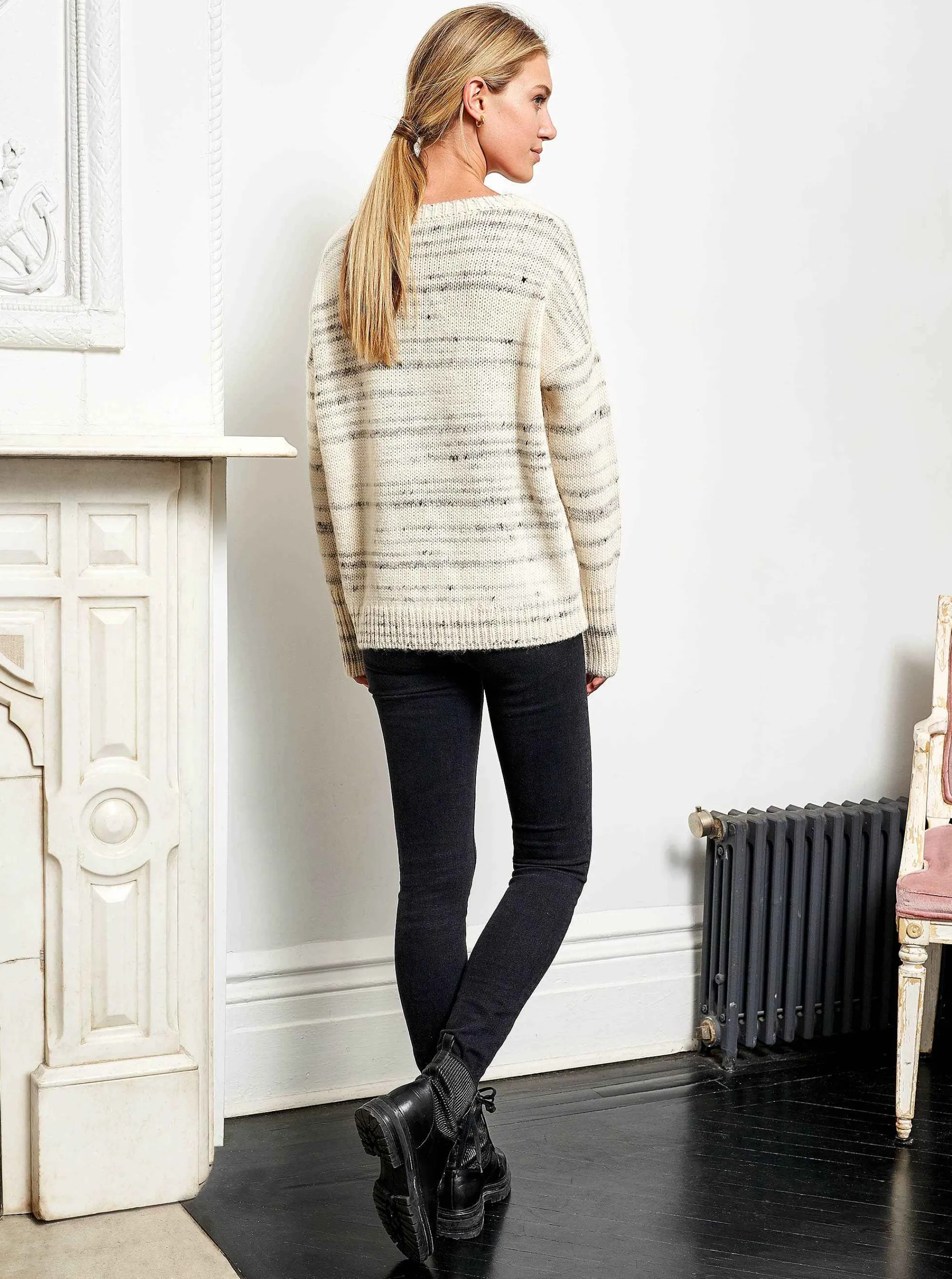 La Ligne Sweaters*Melange Marin Sweater