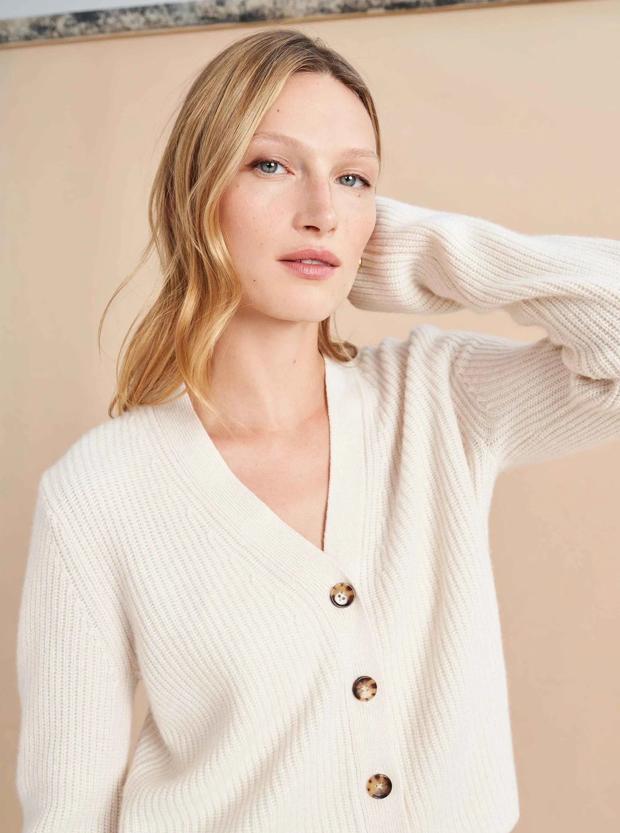 La Ligne Cardigans*Mini Toujours Cardigan Cream