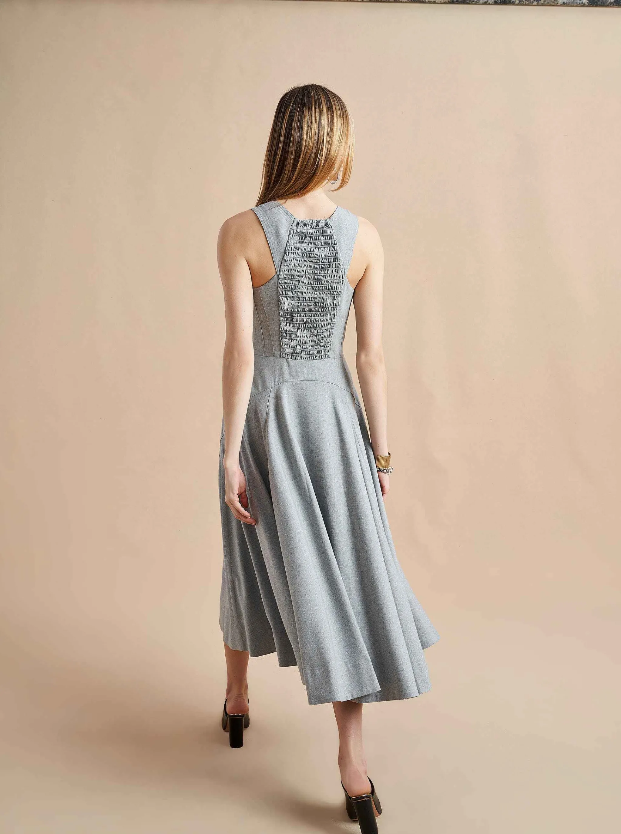 La Ligne Midi Dresses*Selby Dress Grey